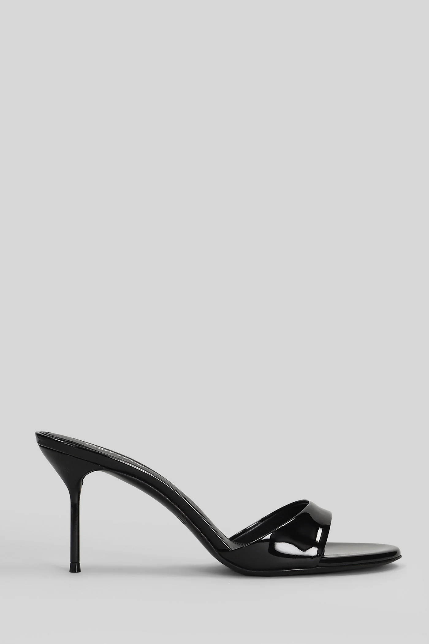 Lidia mule 70 Slipper-Mule in black leather