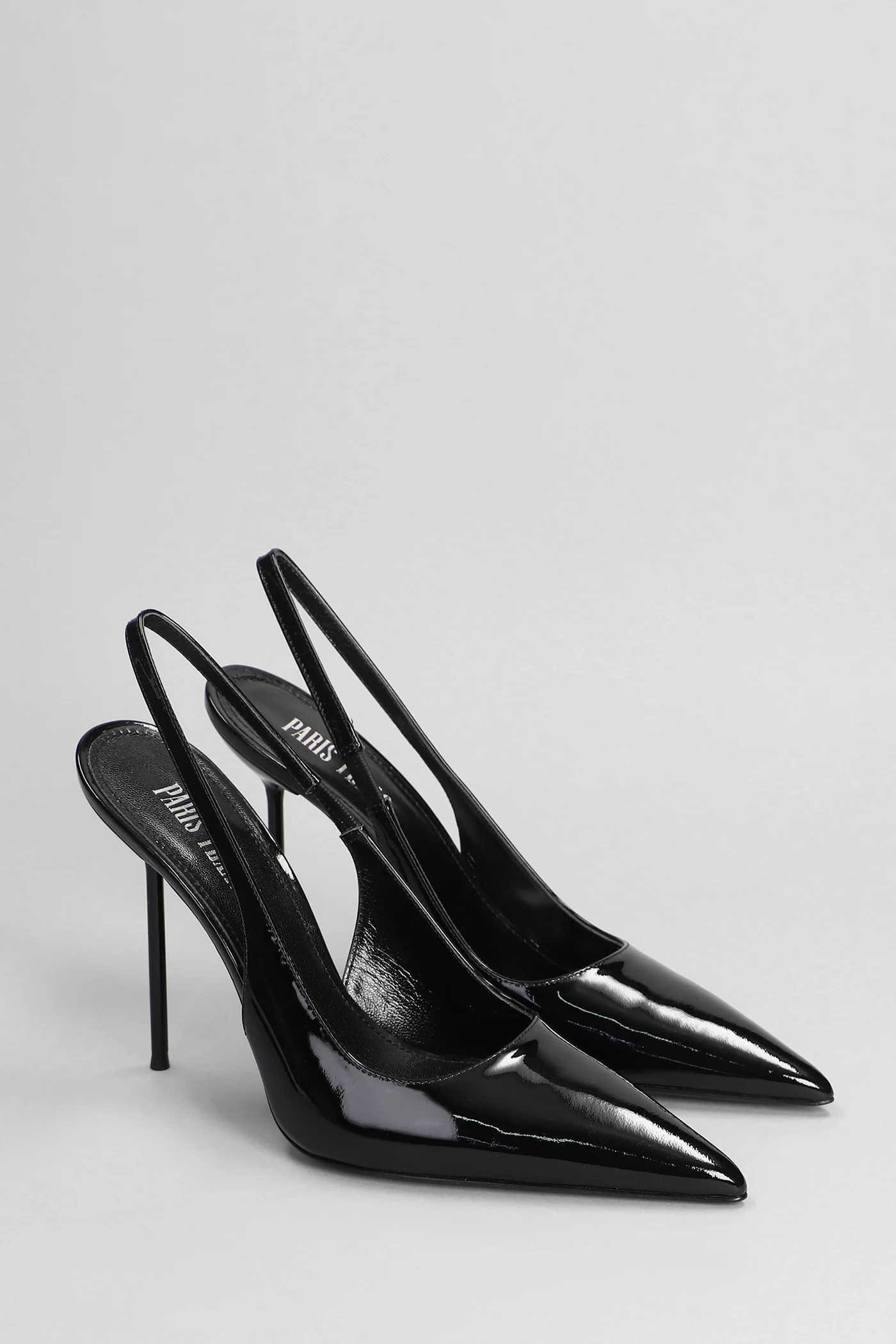 Lidia Slingback Pumps in black patent leather - Image 2