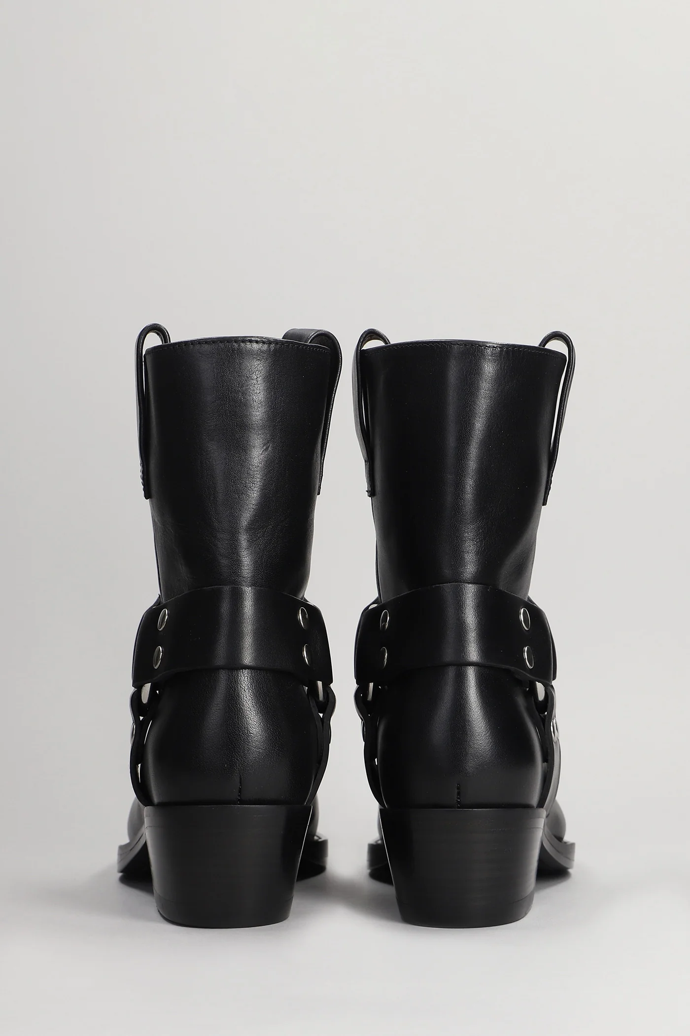 Roxy Ankle Boot texan Ankle boots in black leather - Image 4