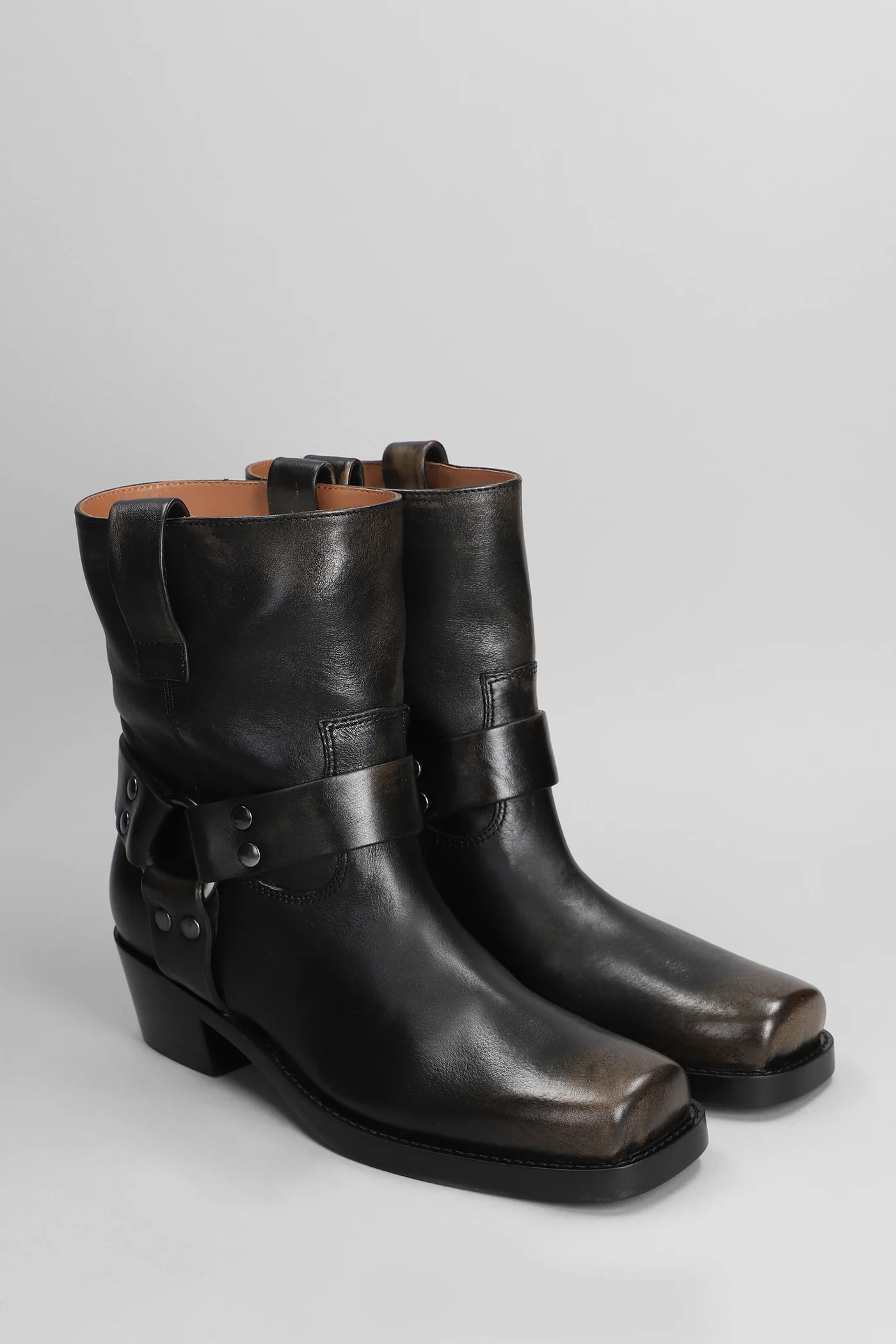 Roxy Ankle Boot texan Ankle boots in black leather - Image 2