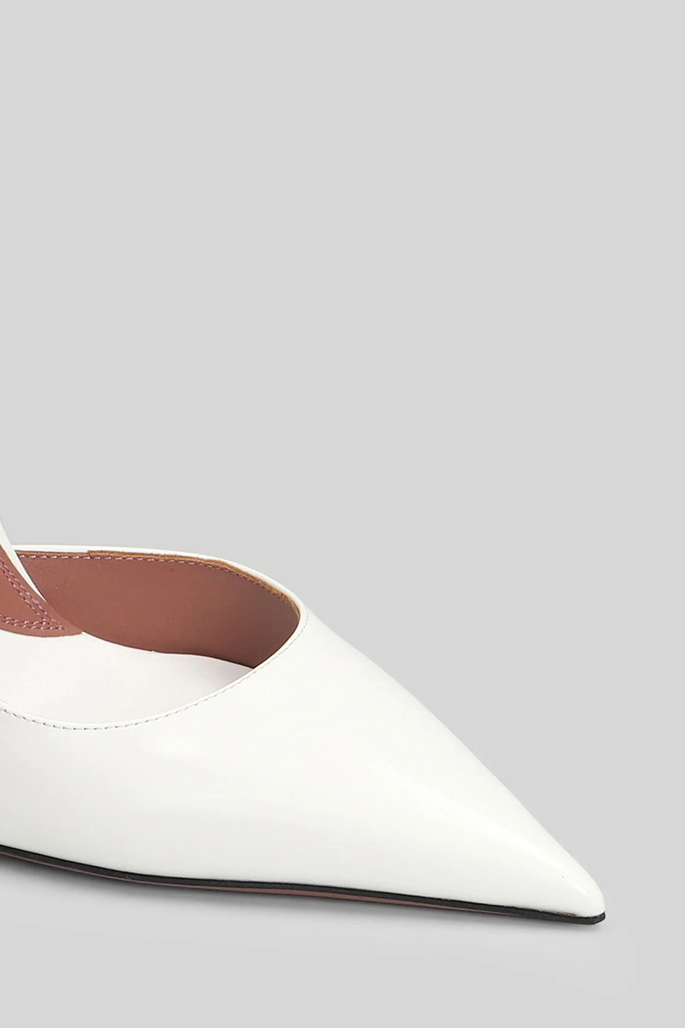 Vera pump 105 Pumps in white leather - Image 5