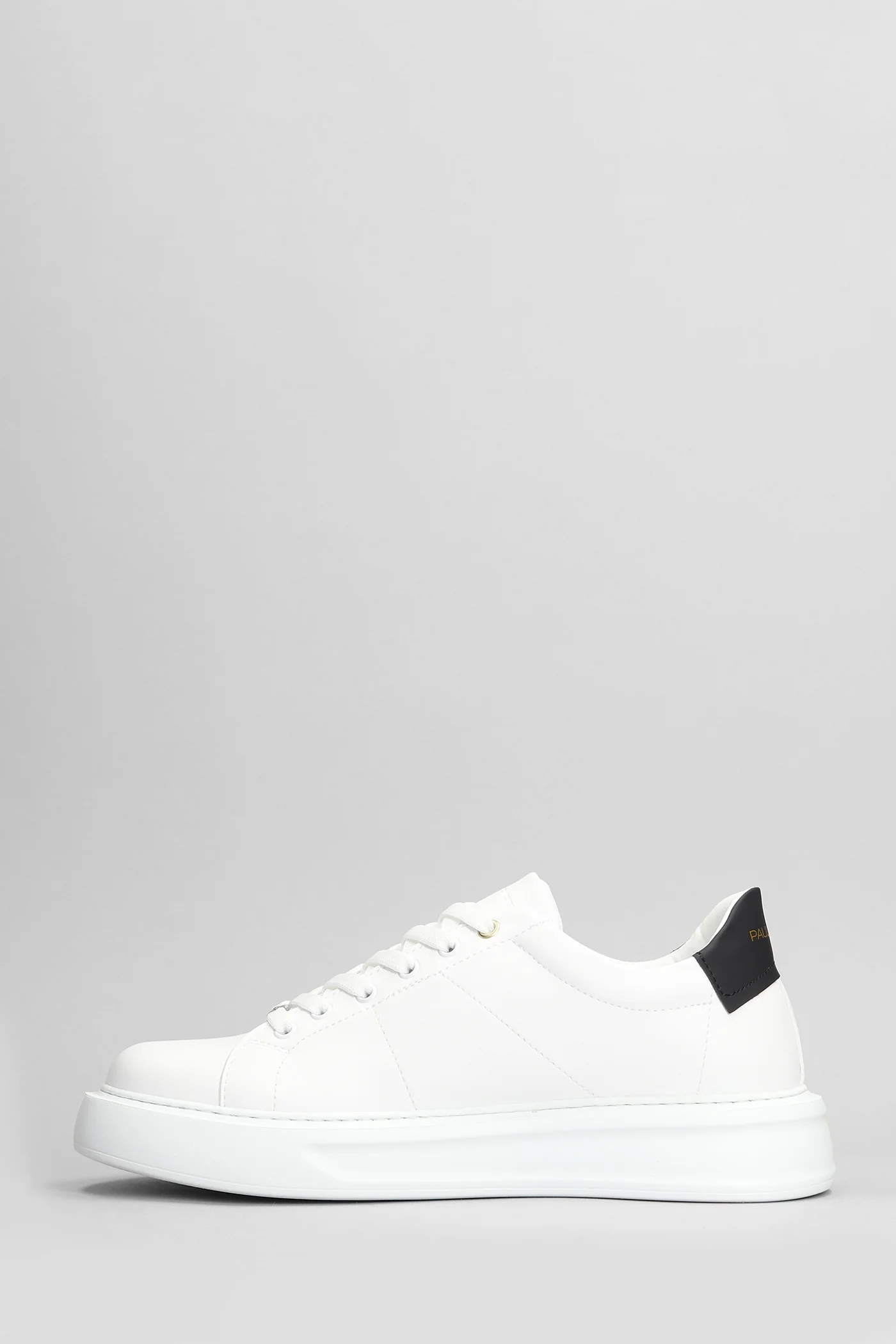 Sneakers in white leather - Image 3