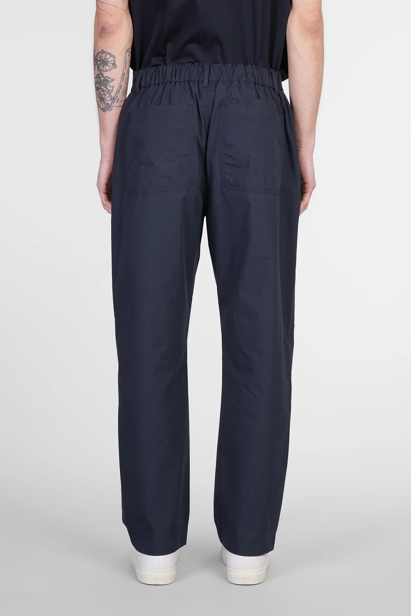 Pants in blue cotton - Image 3