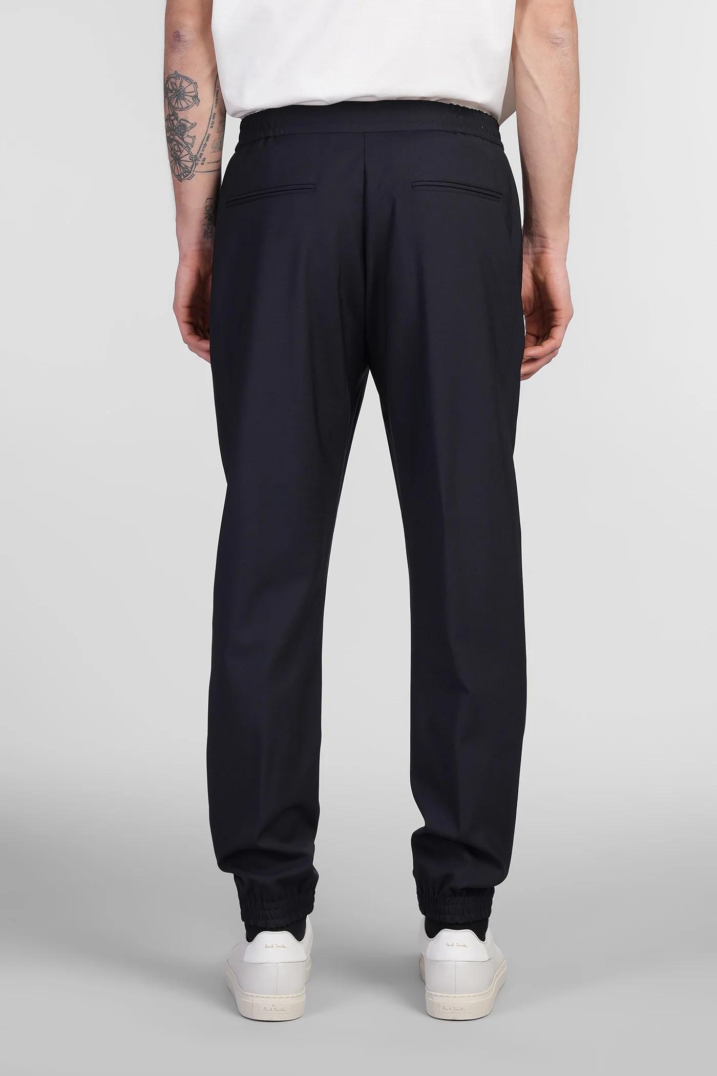 Pants in blue wool - Image 3