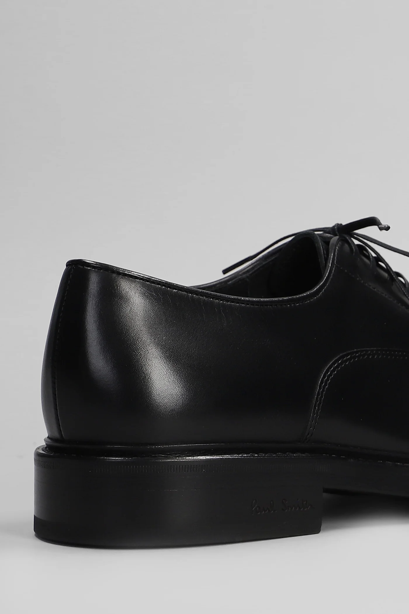 Soloman Lace up shoes in black leather - Image 105