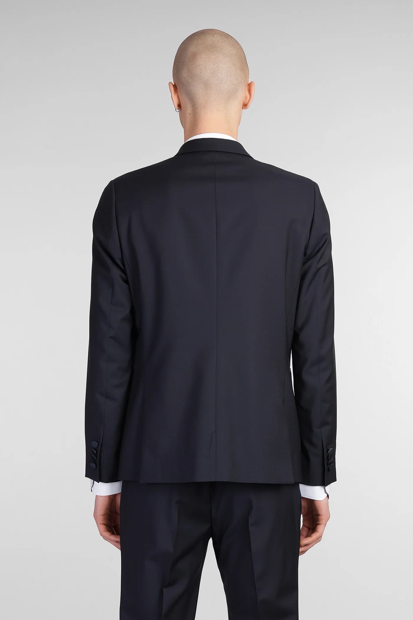 Suit in blue wool - Image 3