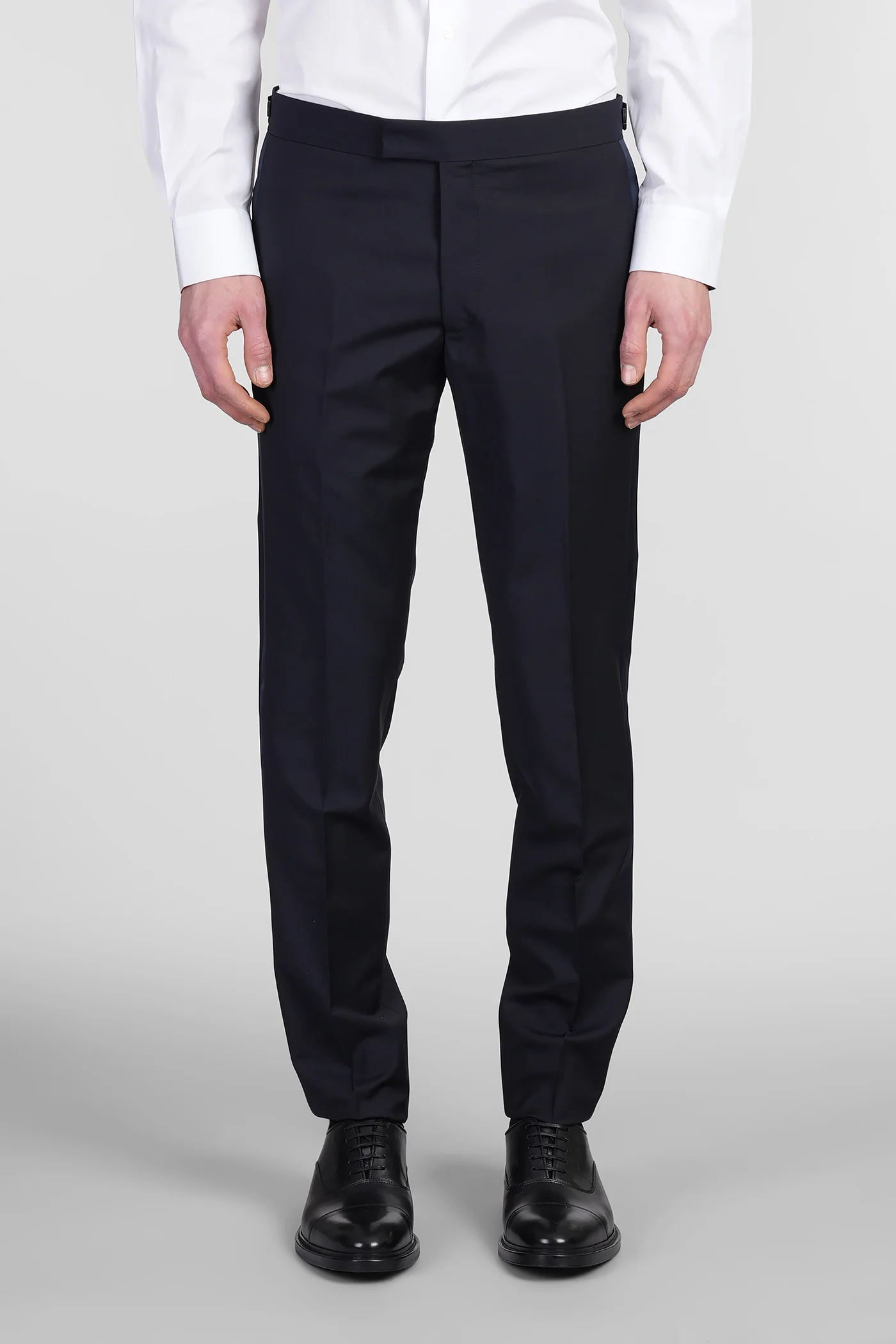 Suit in blue wool - Image 4