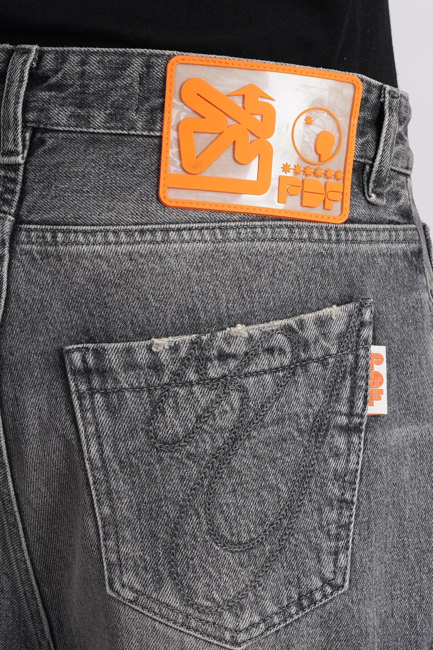Jeans in black cotton - Image 5