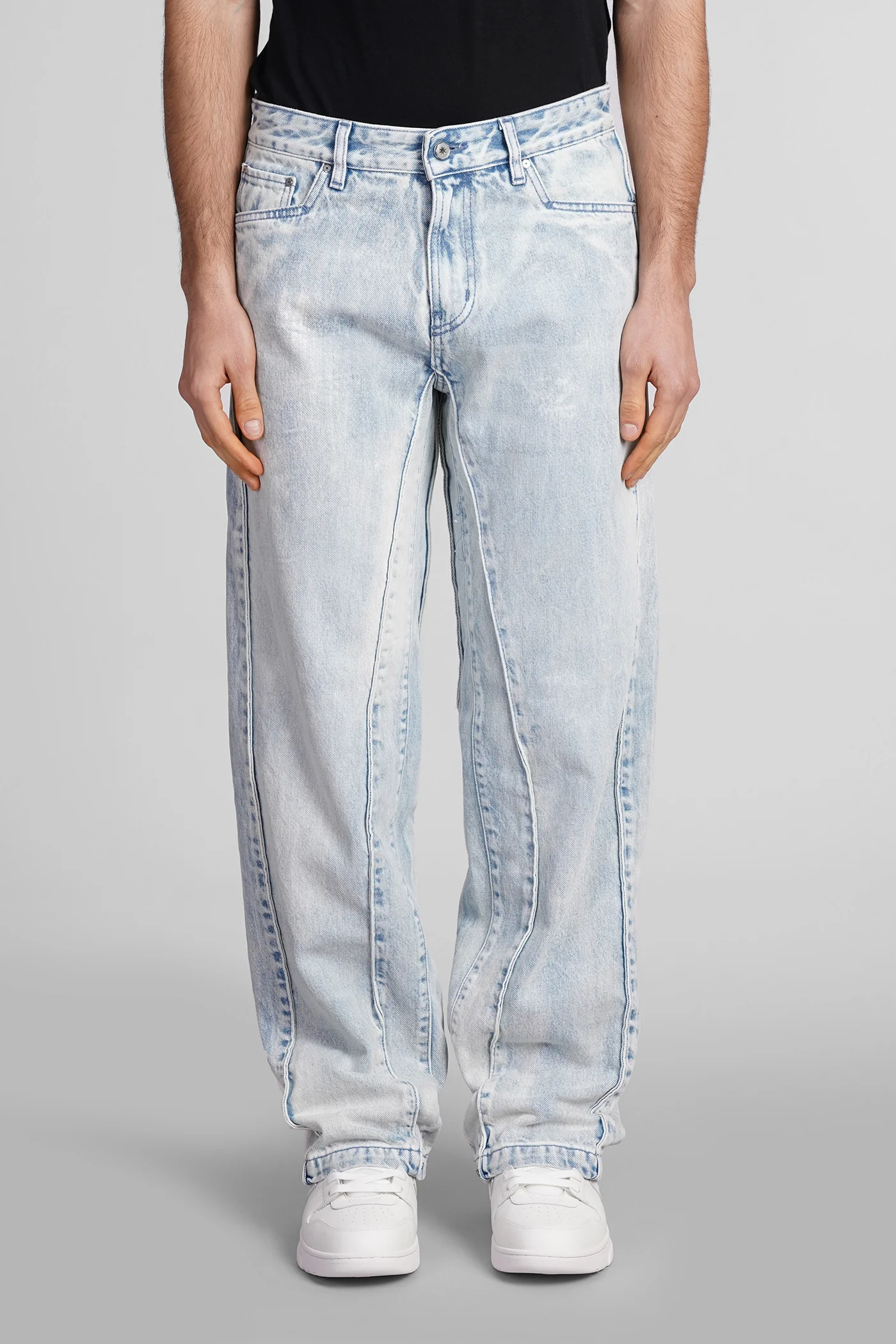 Jeans in blue cotton