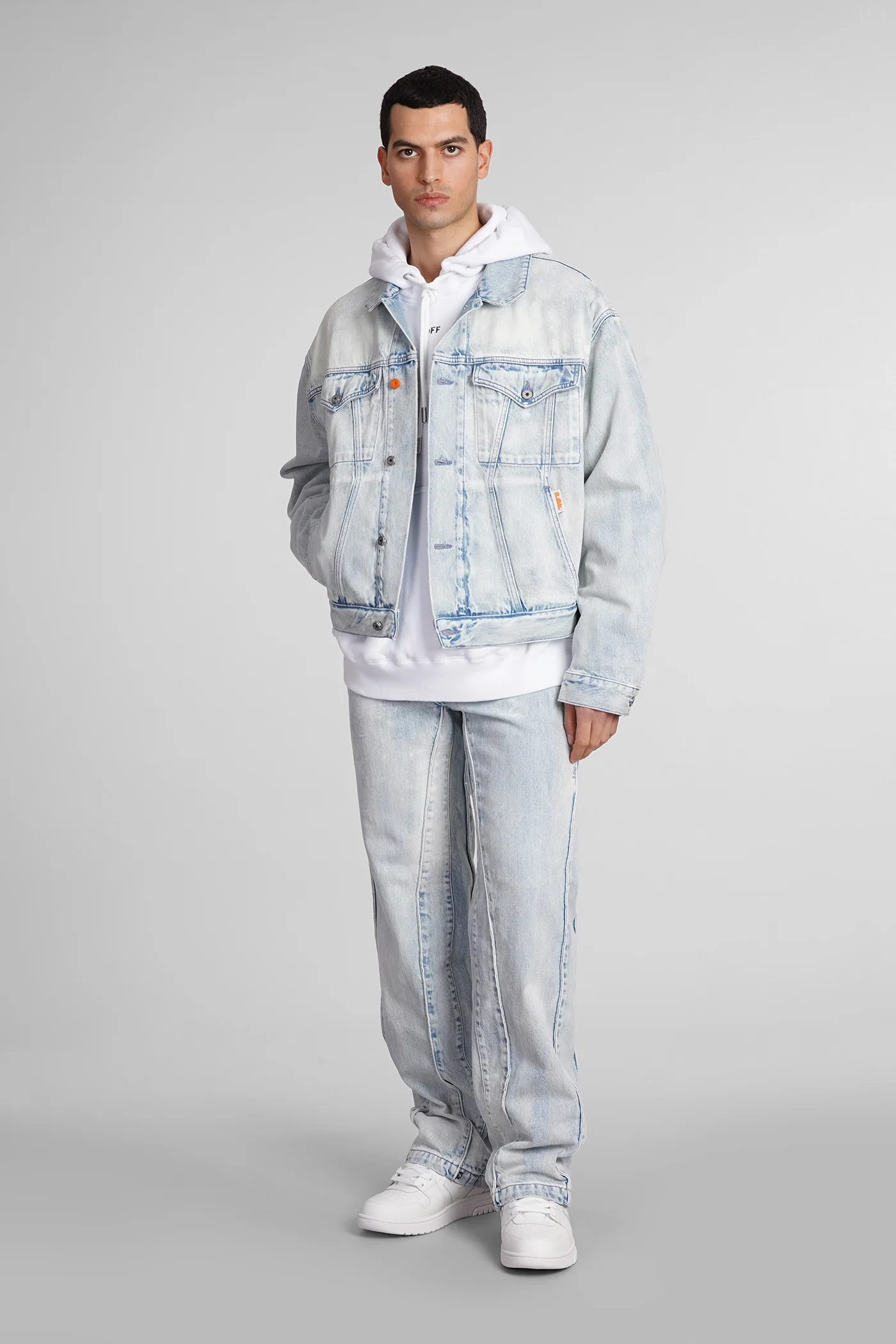 Jeans in blue cotton - Image 2