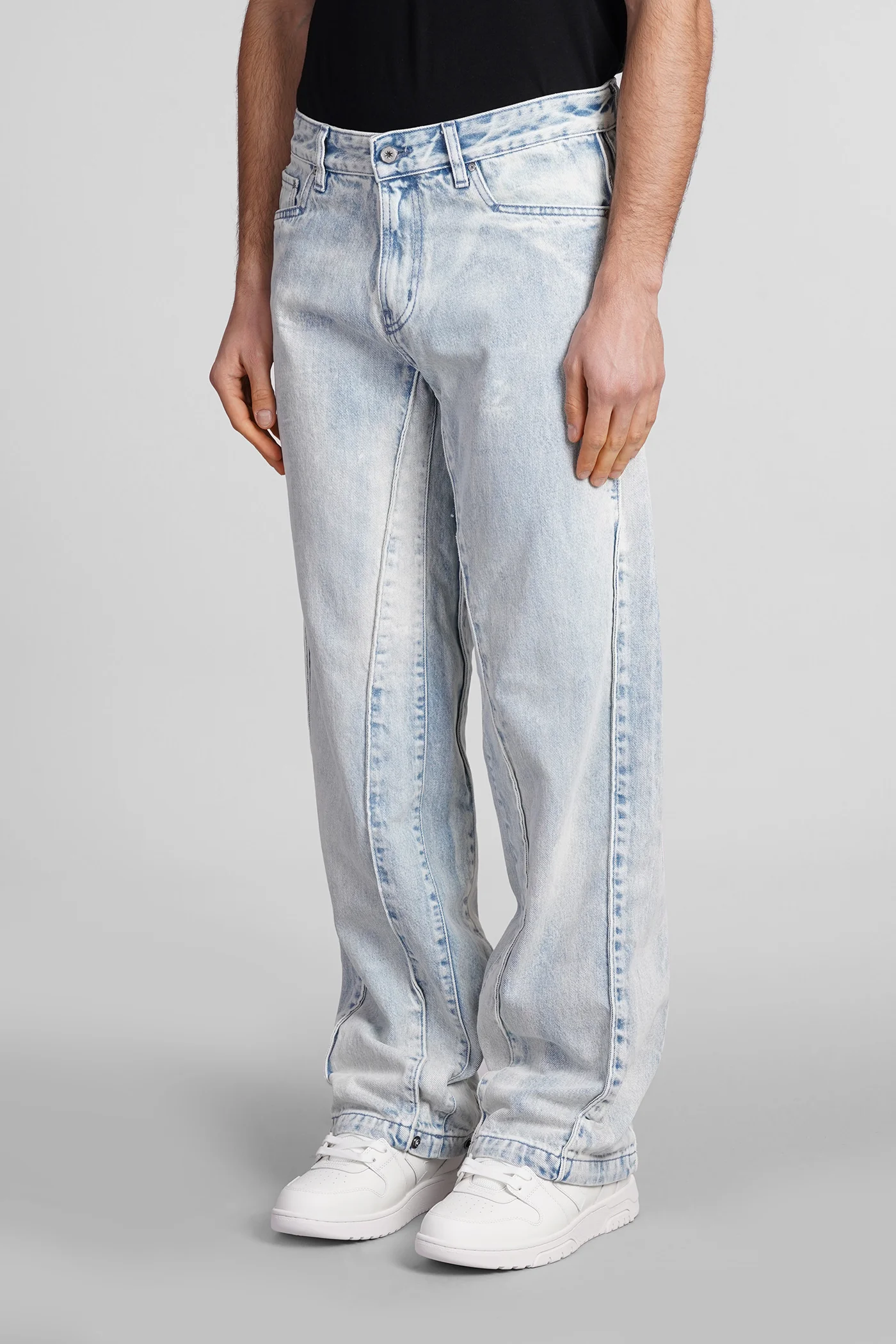 Jeans in blue cotton - Image 4