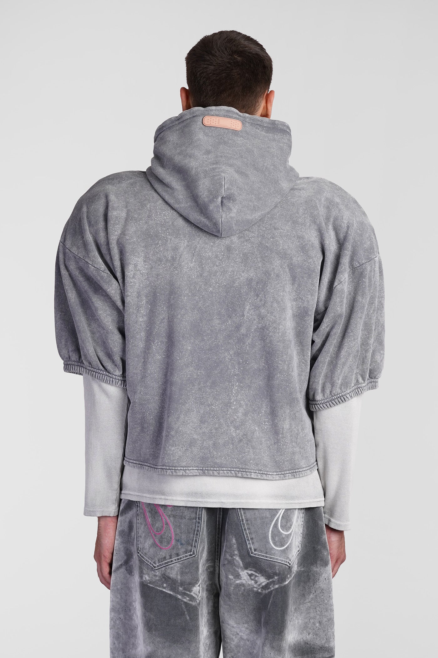 Rocky Sweatshirt in grey cotton - Image 3