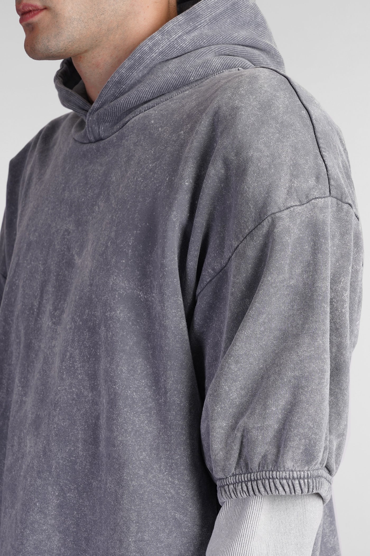 Rocky Sweatshirt in grey cotton - Image 5