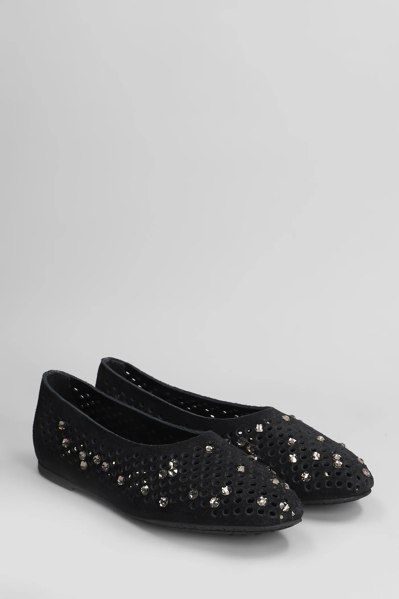 Ariane Ballet flats in black suede - Image 7