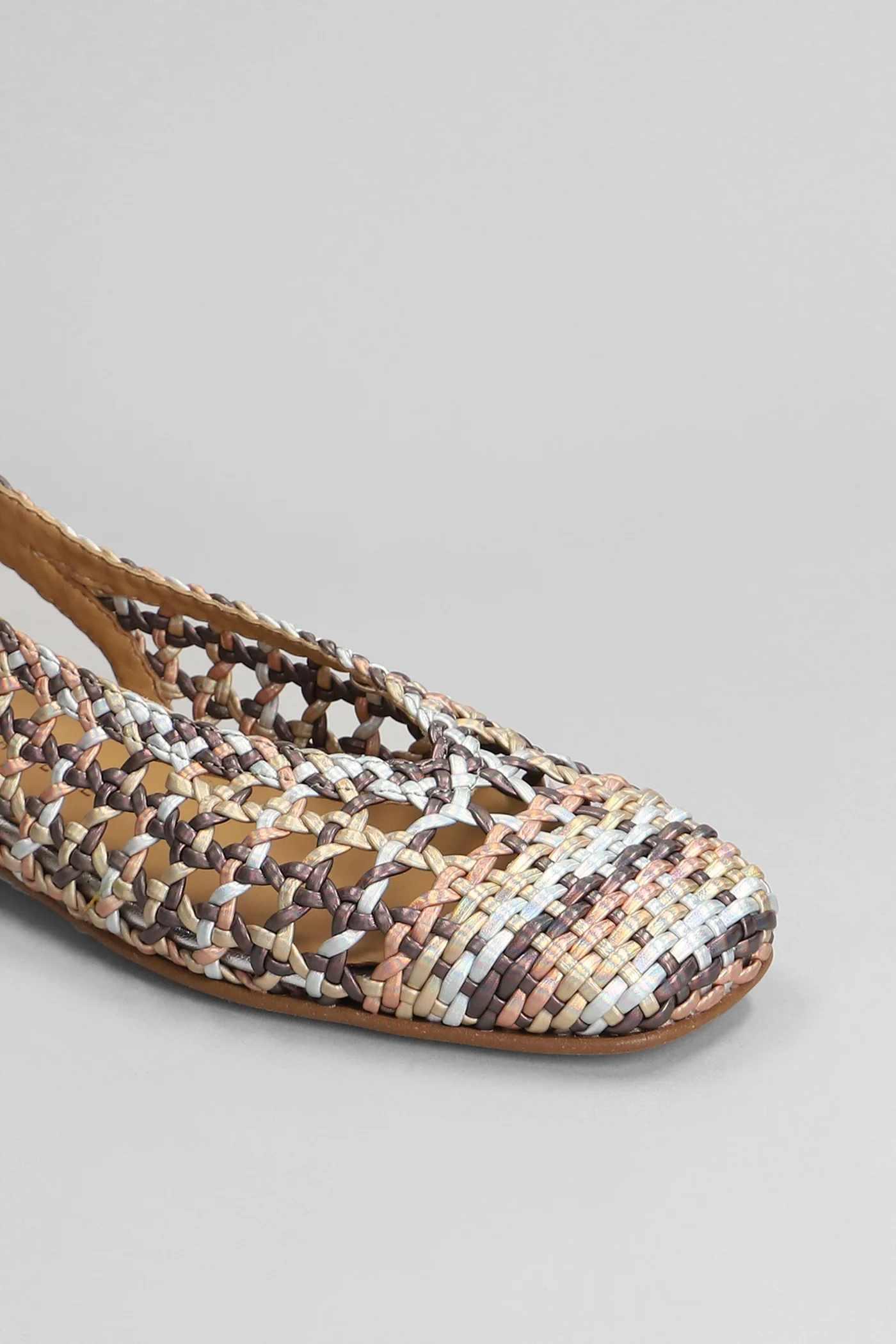 Ballet flats in multicolor leather - Image 5