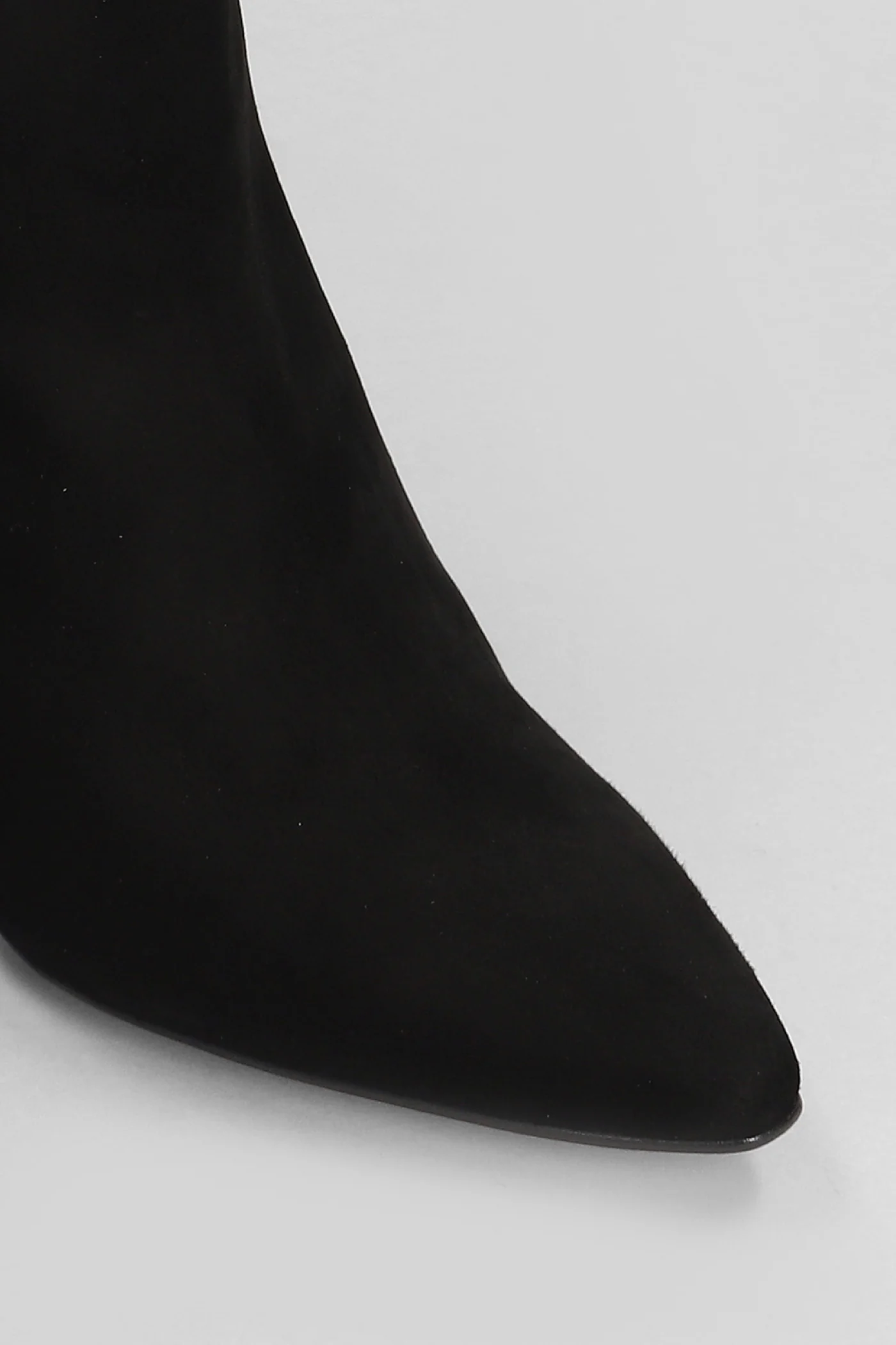 High heels Ankle boots in black suede - Image 5