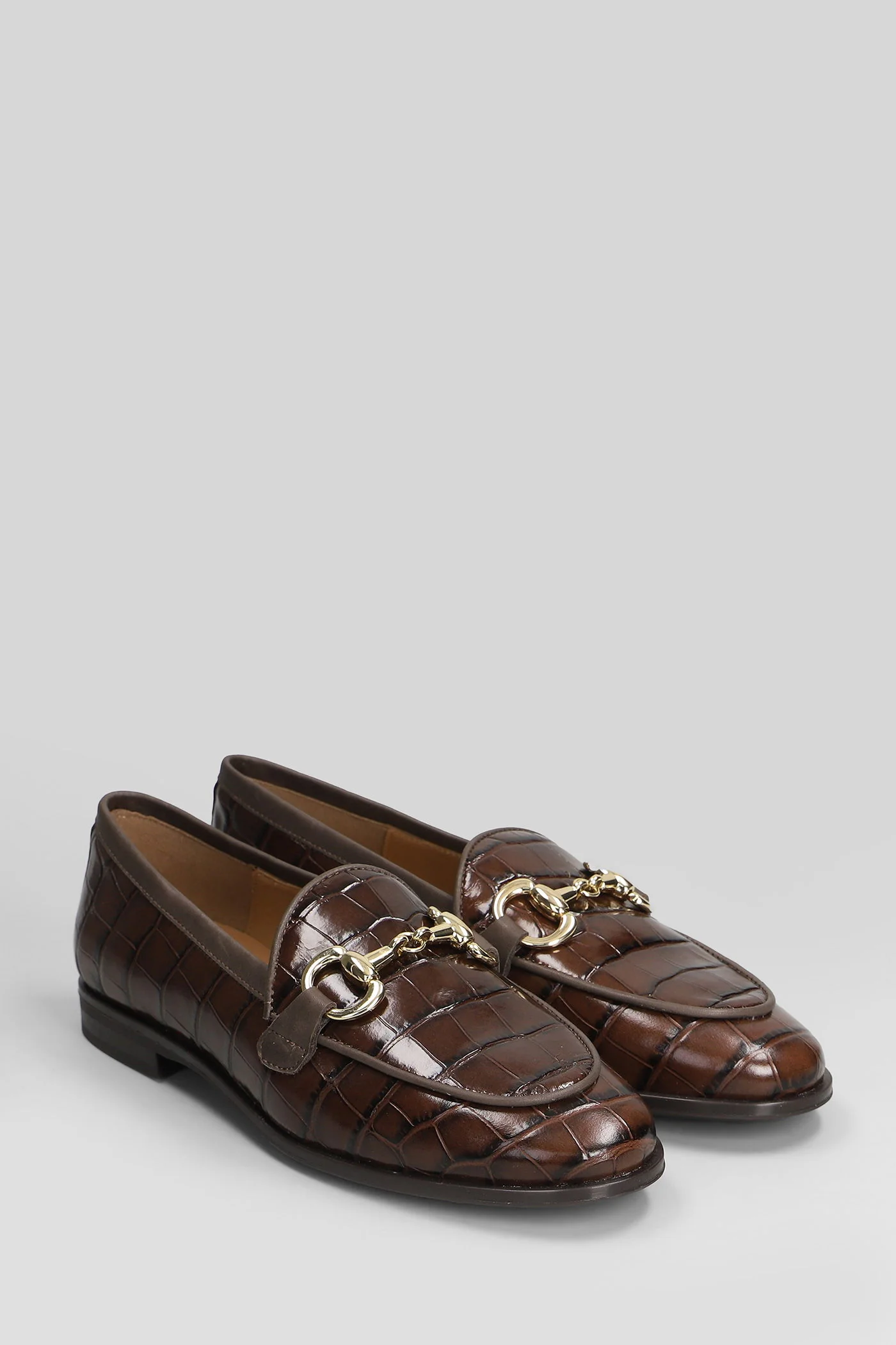 Loafers in dark brown leather - Image 2