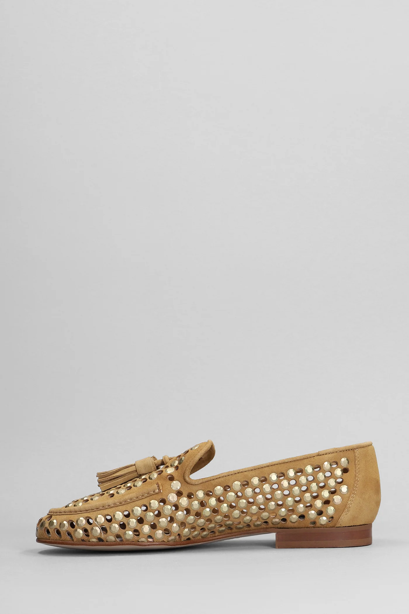 Loafers in leather color suede - Image 3