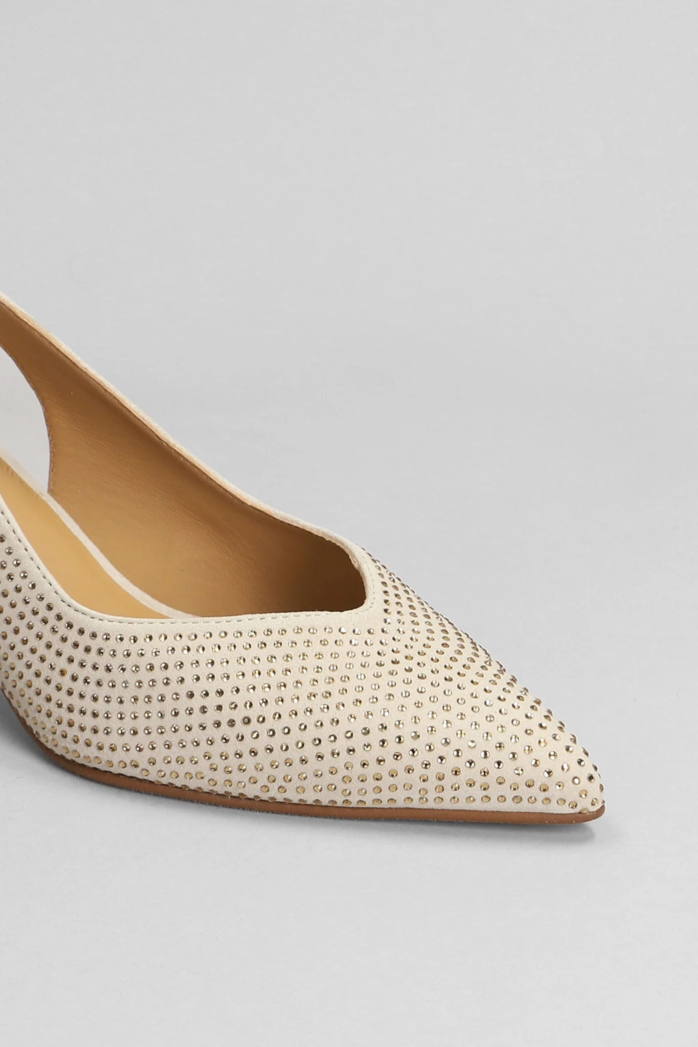 Pumps in beige suede - Image 5
