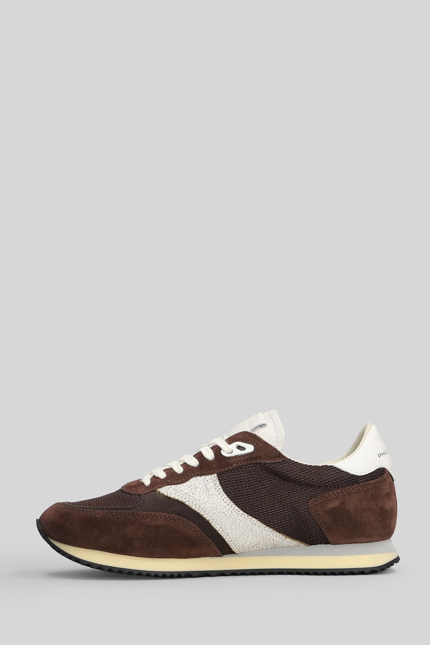 Blville Low Sneakers in brown Suede and fabric - Image 3