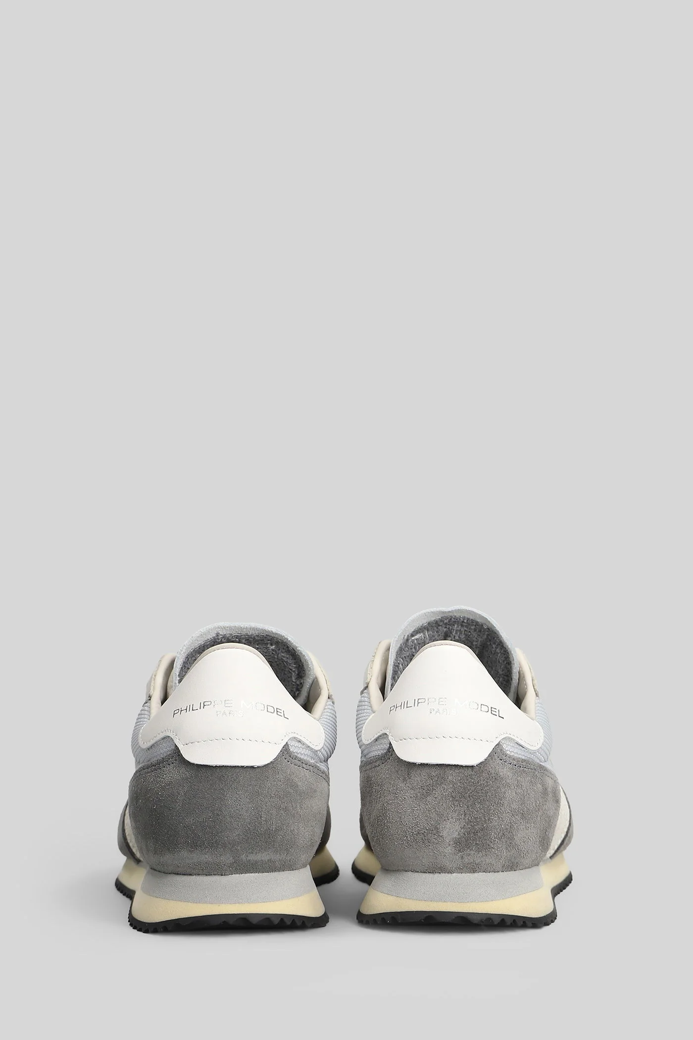 Blville Low Sneakers in grey Suede and fabric - Image 4