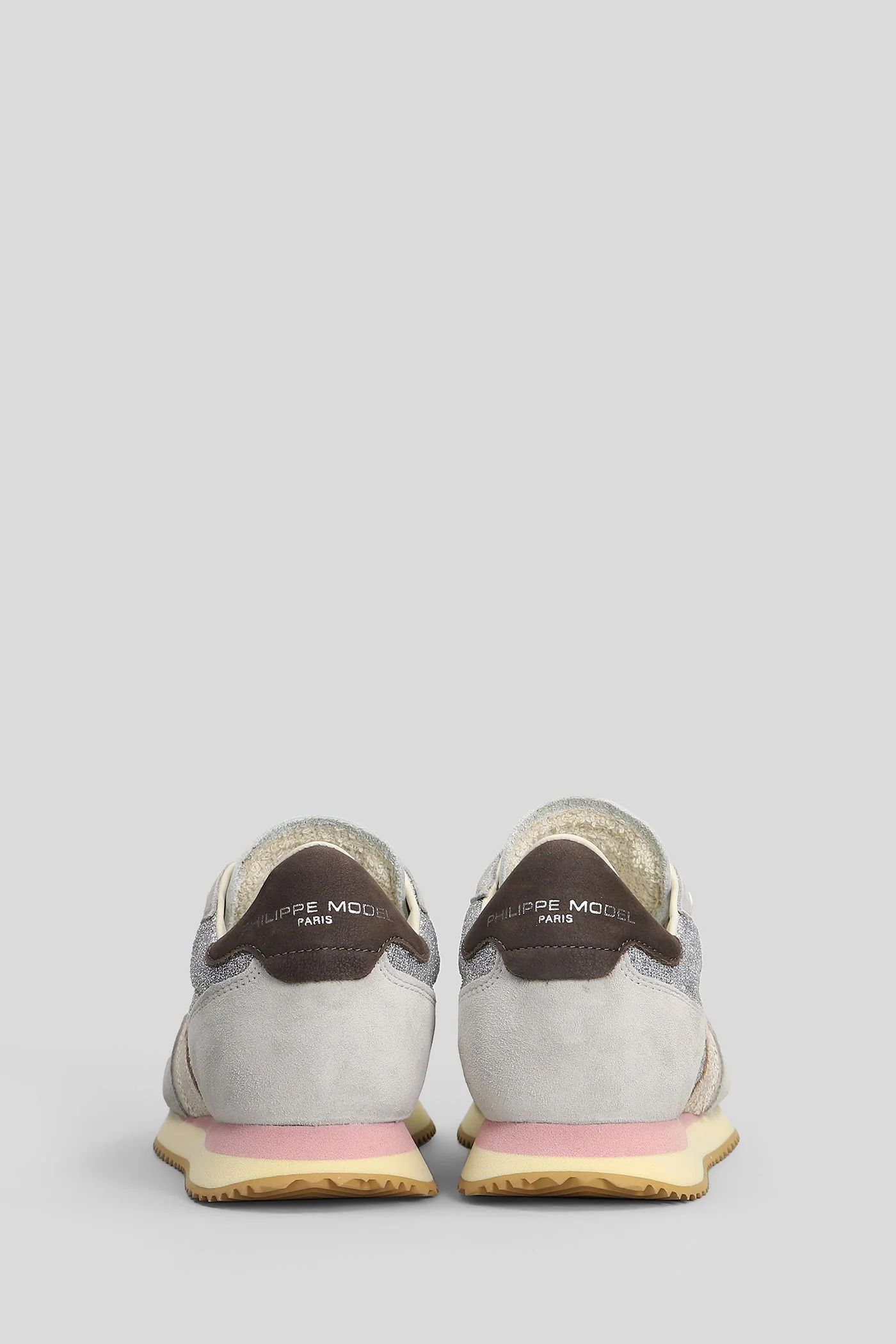 Blville Low Sneakers in grey Suede and fabric - Image 4