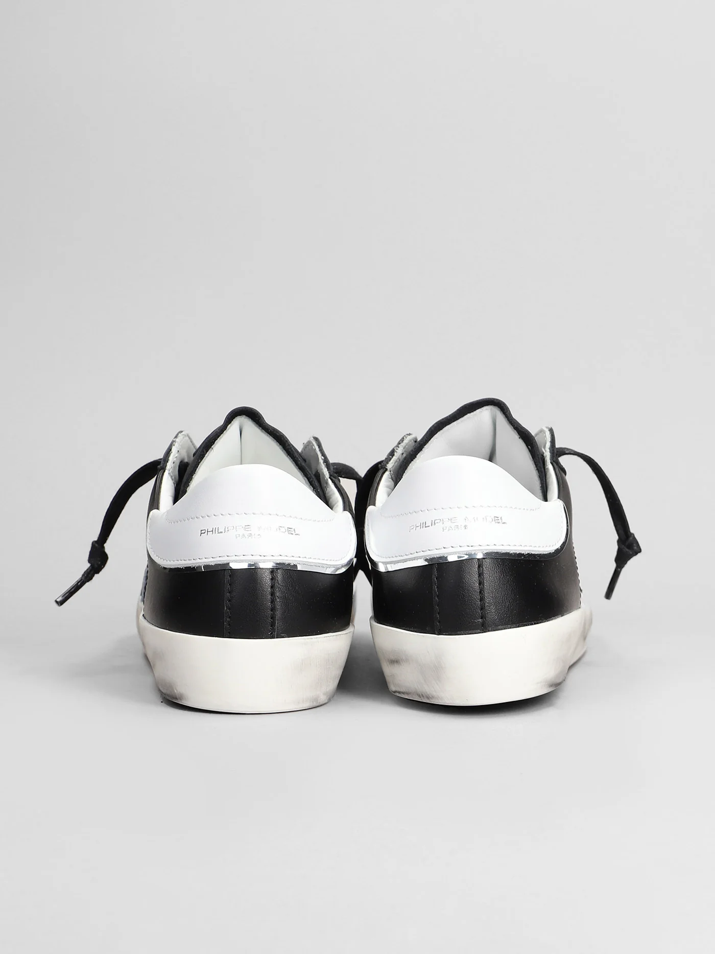 Prsx Low Sneakers in black leather - Image 4