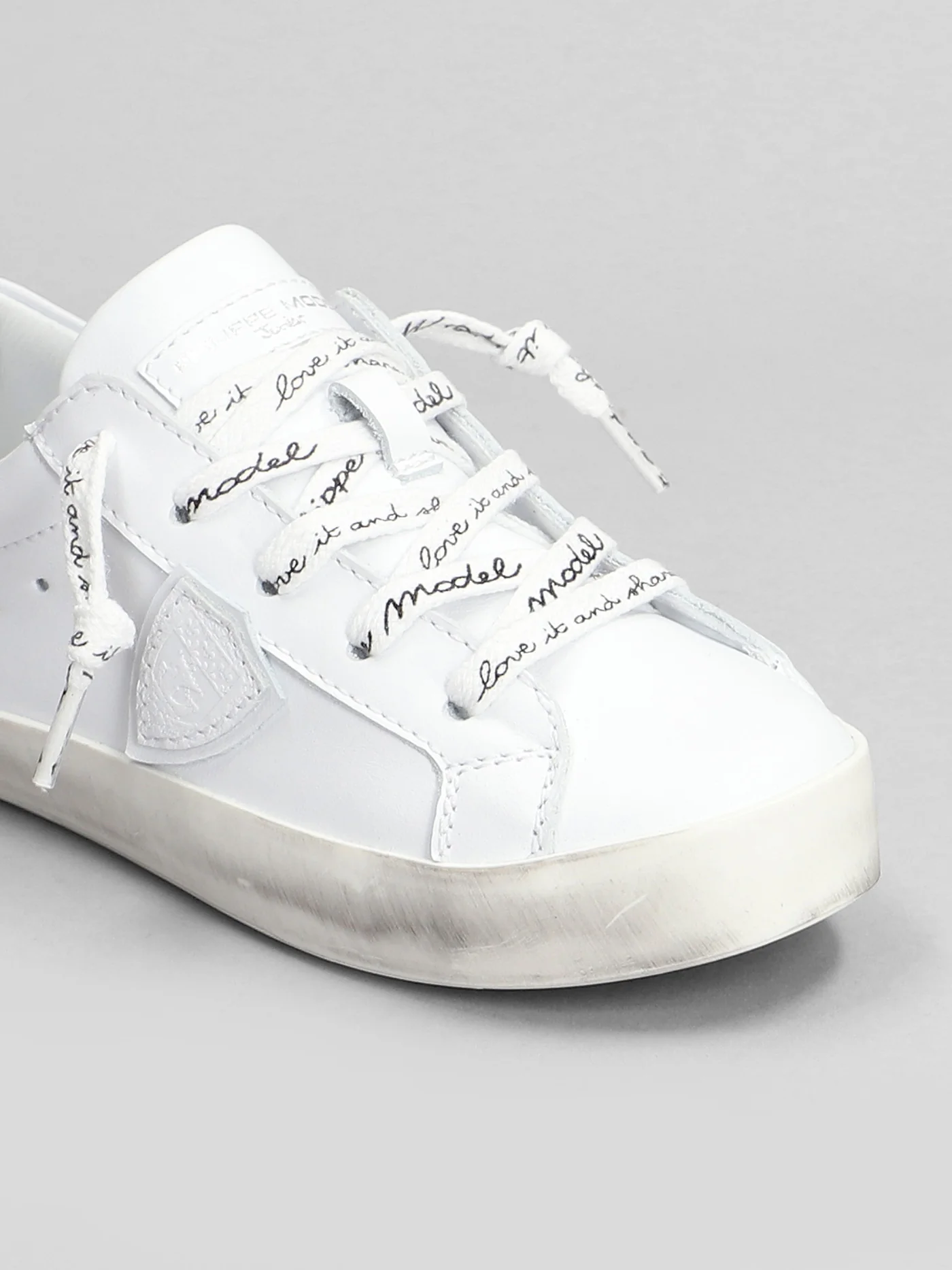 Prsx Low Sneakers in white leather - Image 5
