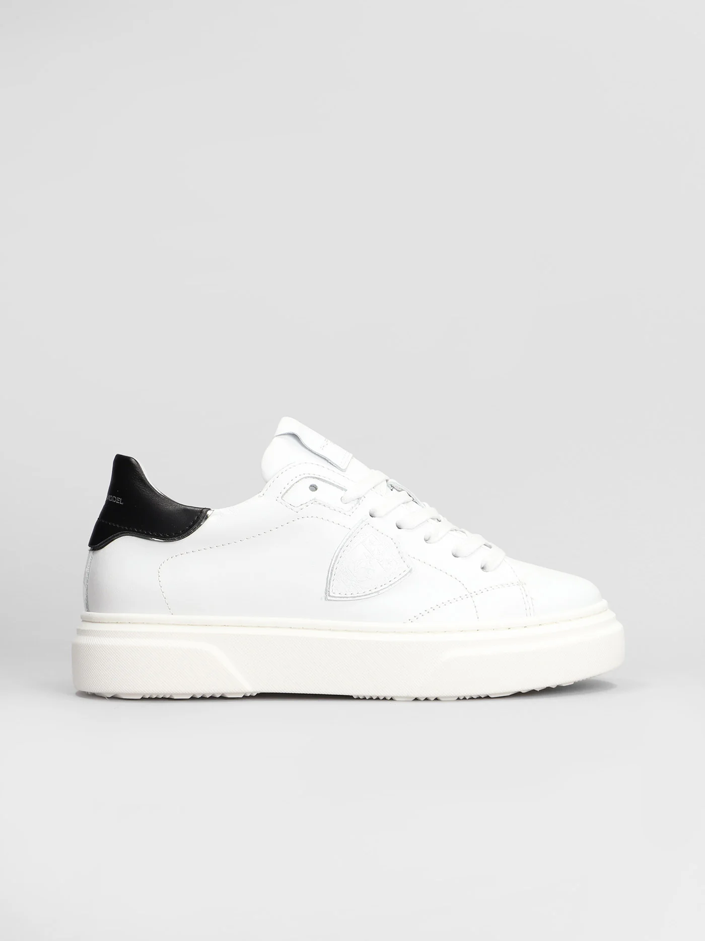 Temple Low Sneakers in white leather