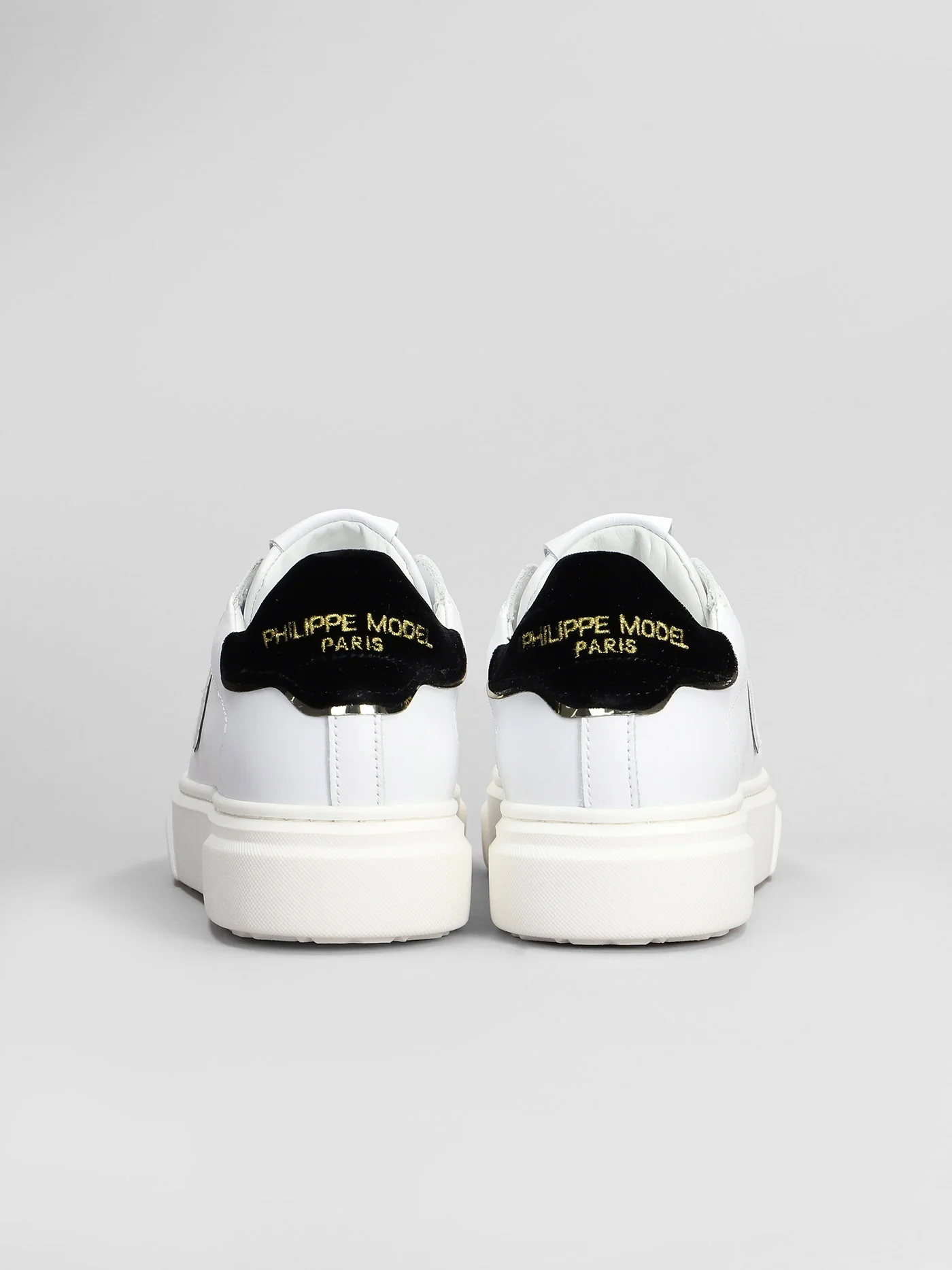 Temple Low Sneakers in white leather - Image 4