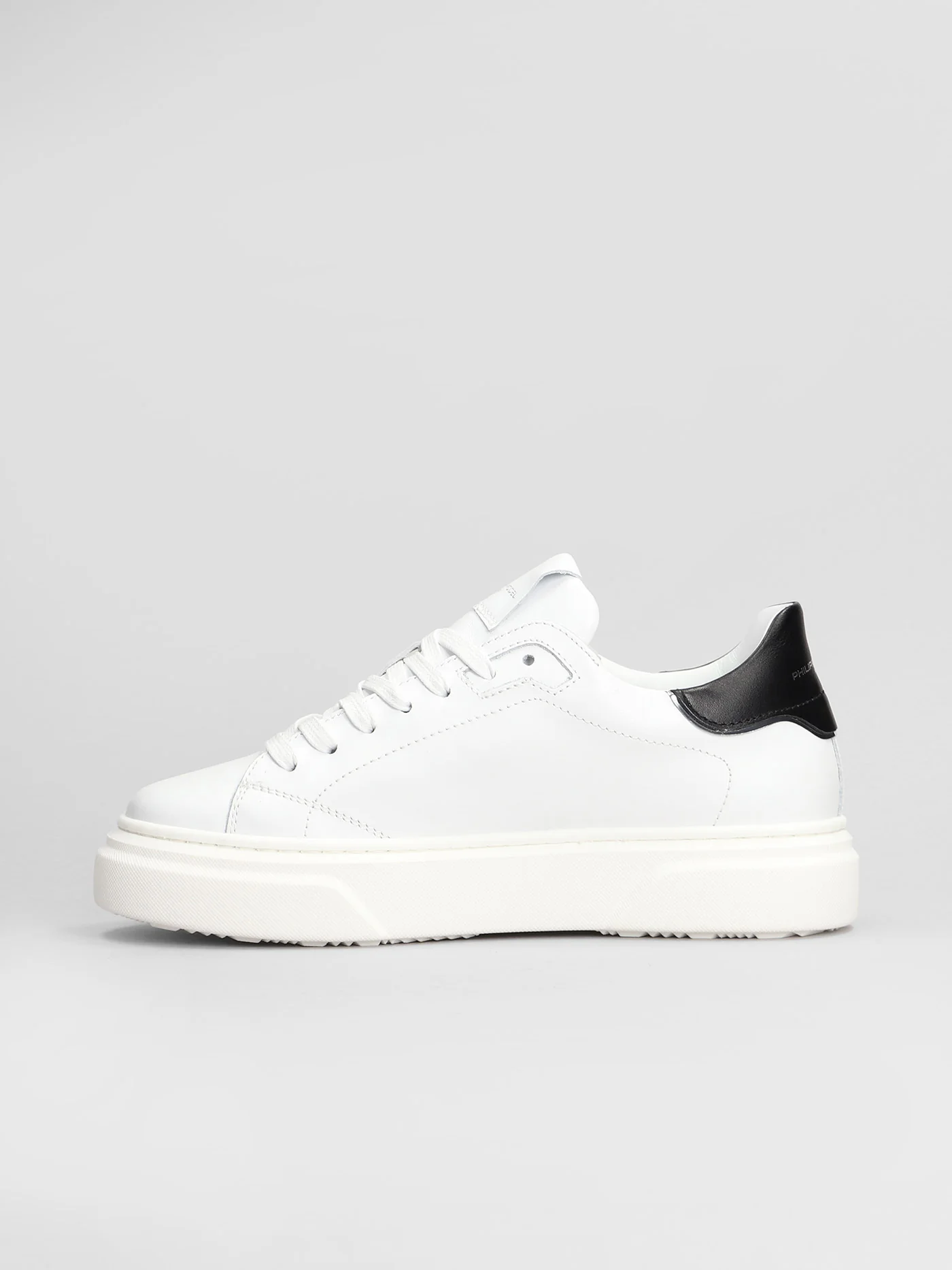 Temple Low Sneakers in white leather - Image 3