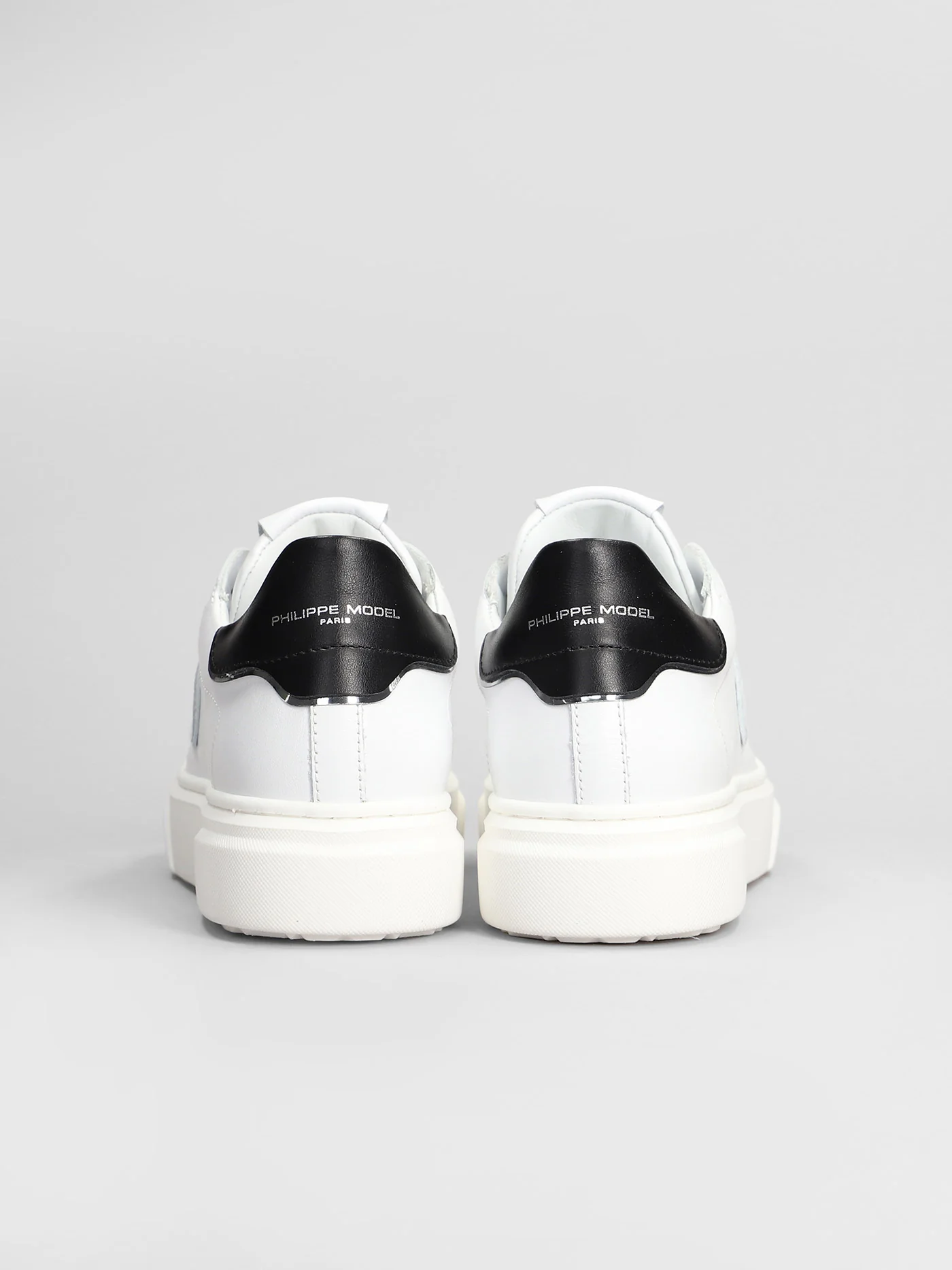 Temple Low Sneakers in white leather - Image 4