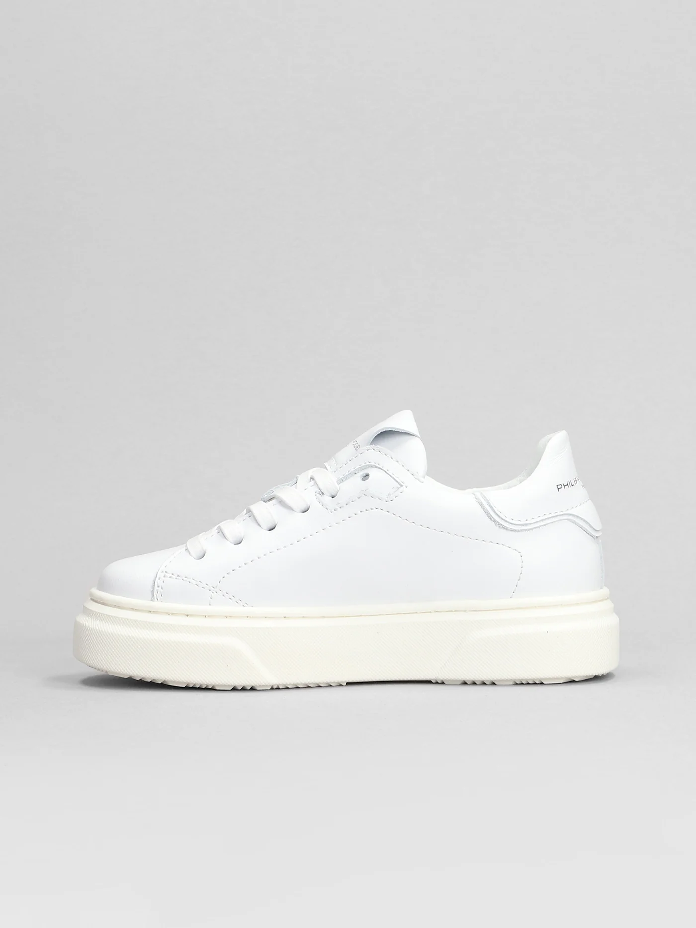 Temple Sneakers in white leather - Image 2