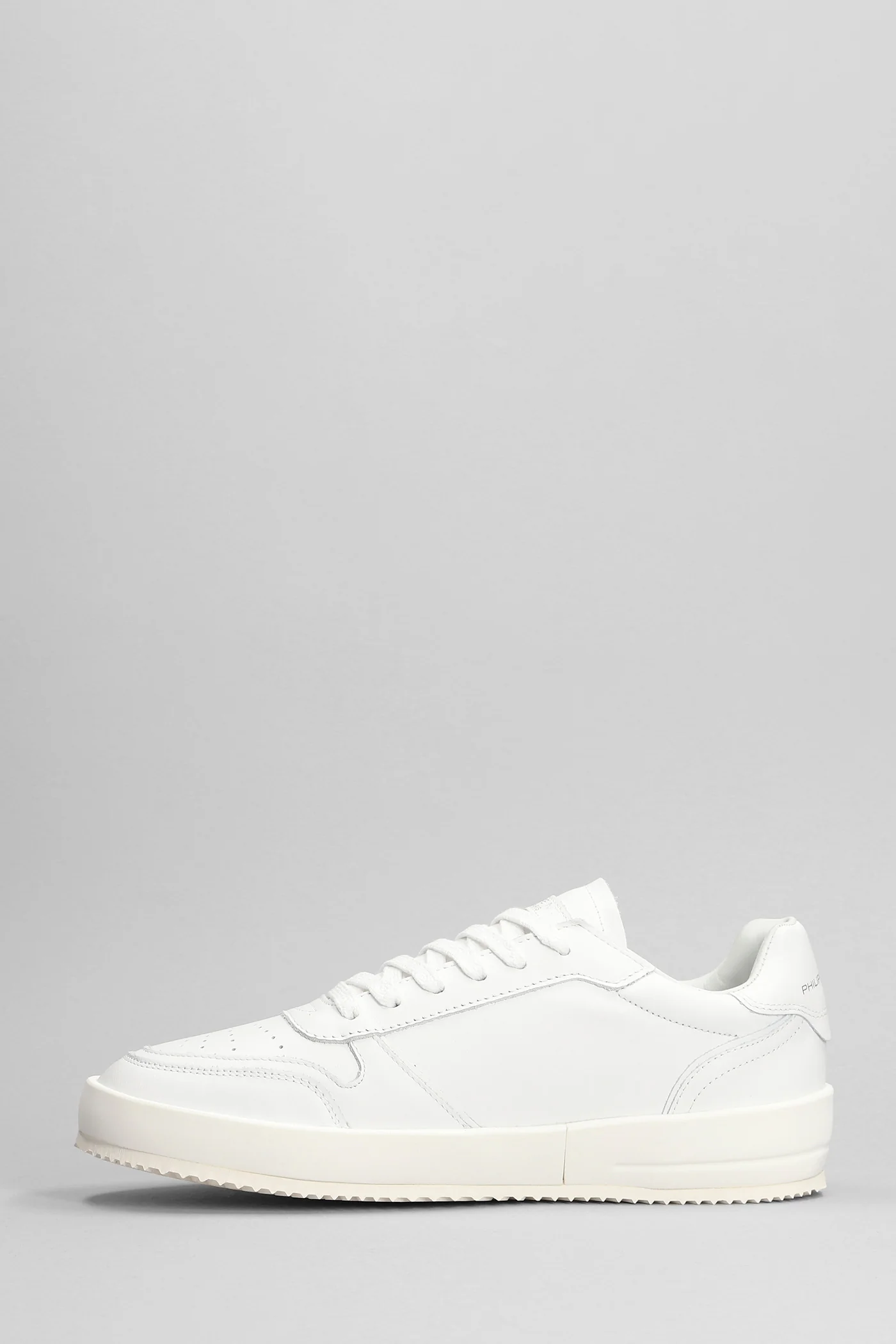 Nice Low Sneakers in white leather - Image 3