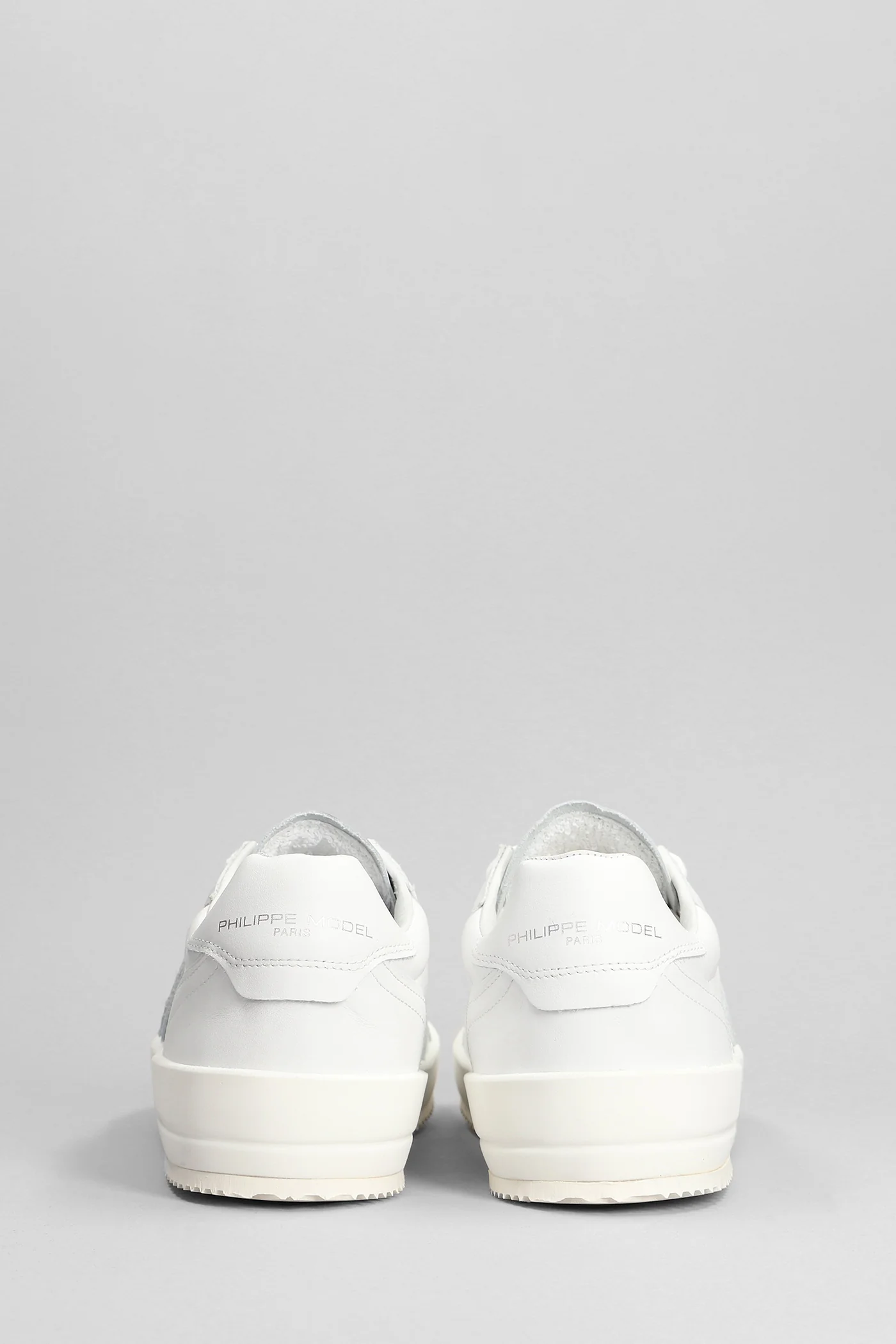 Nice Low Sneakers in white leather - Image 4