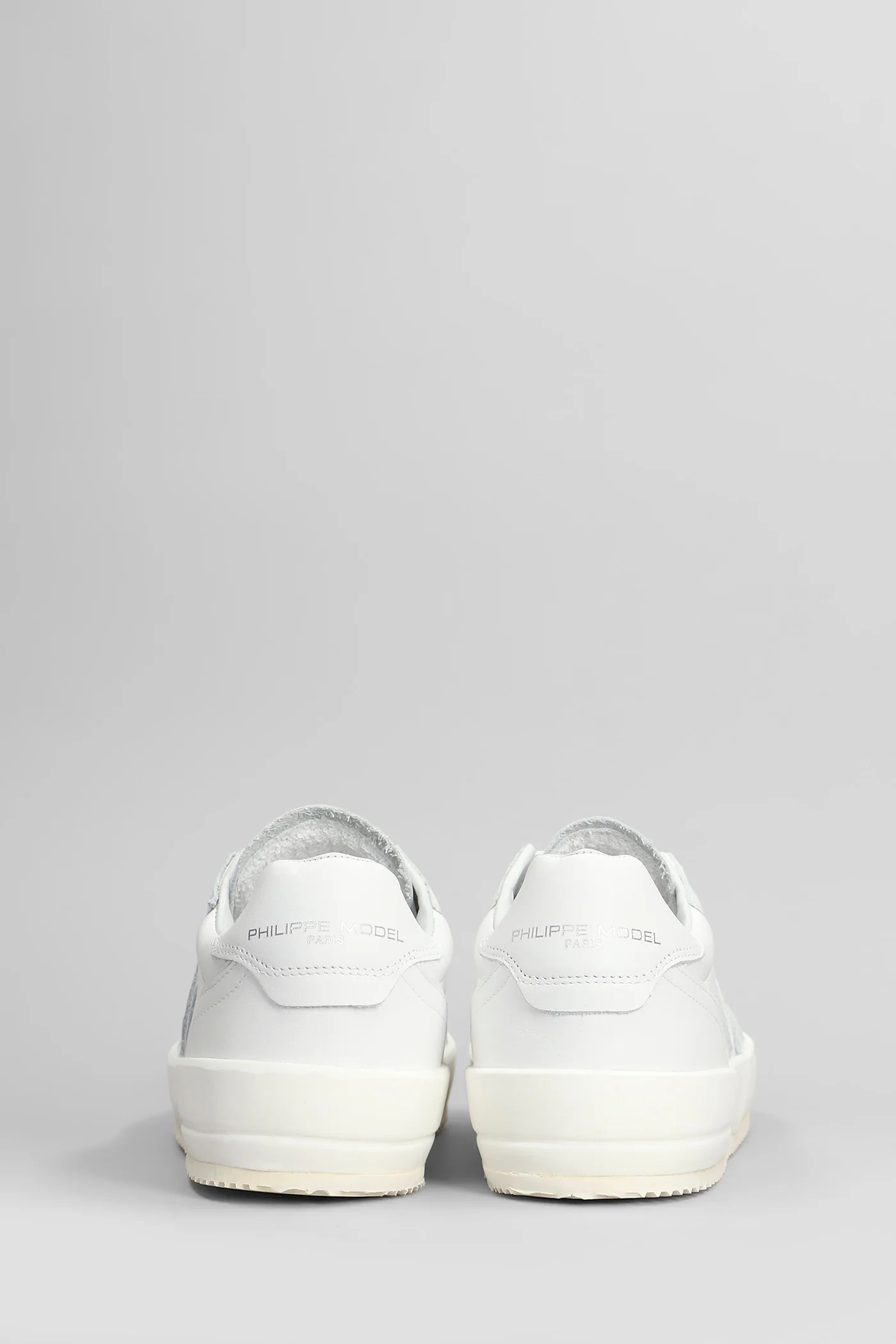Nice Low Sneakers in white leather - Image 4