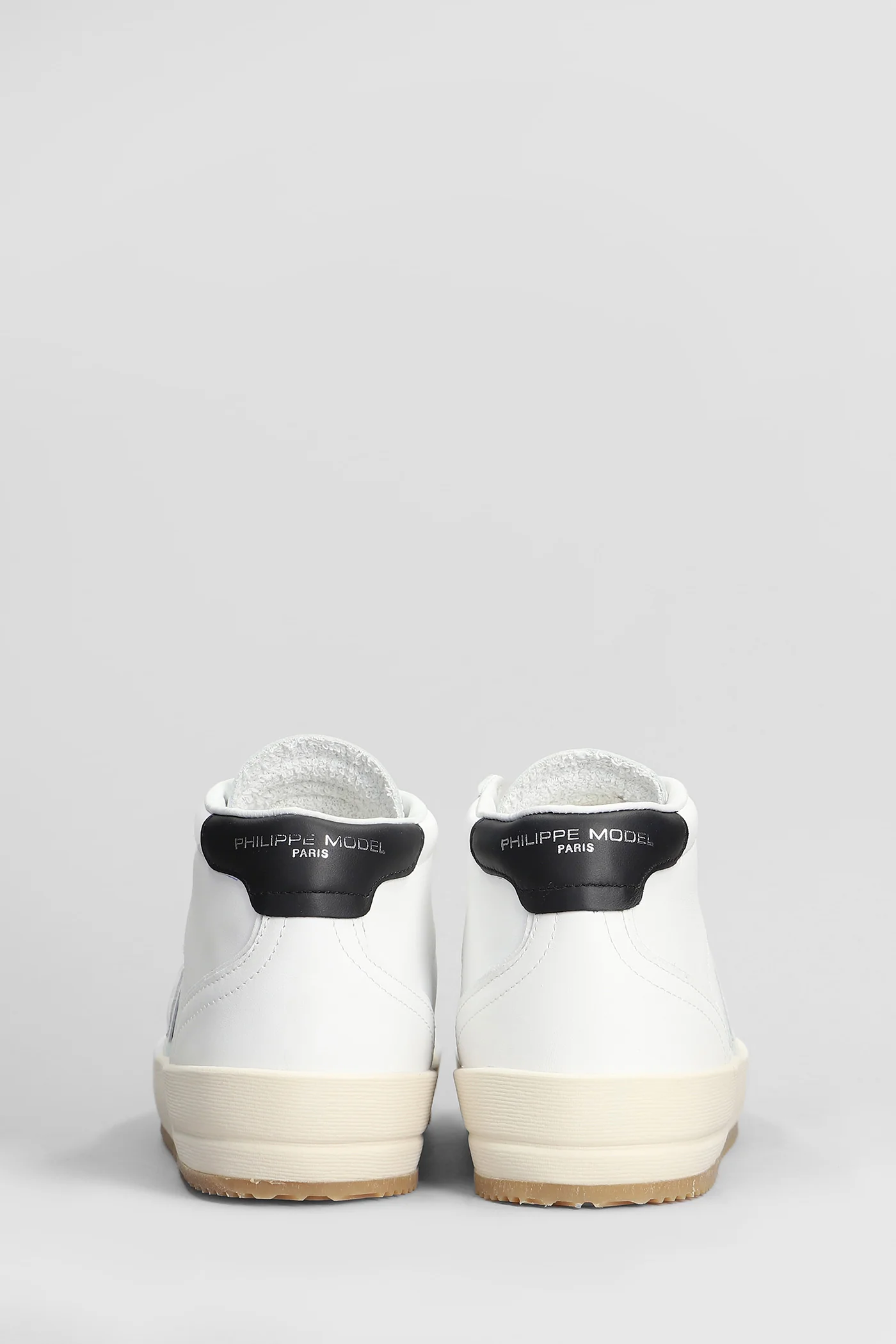 Nice Mid Sneakers in white leather - Image 4