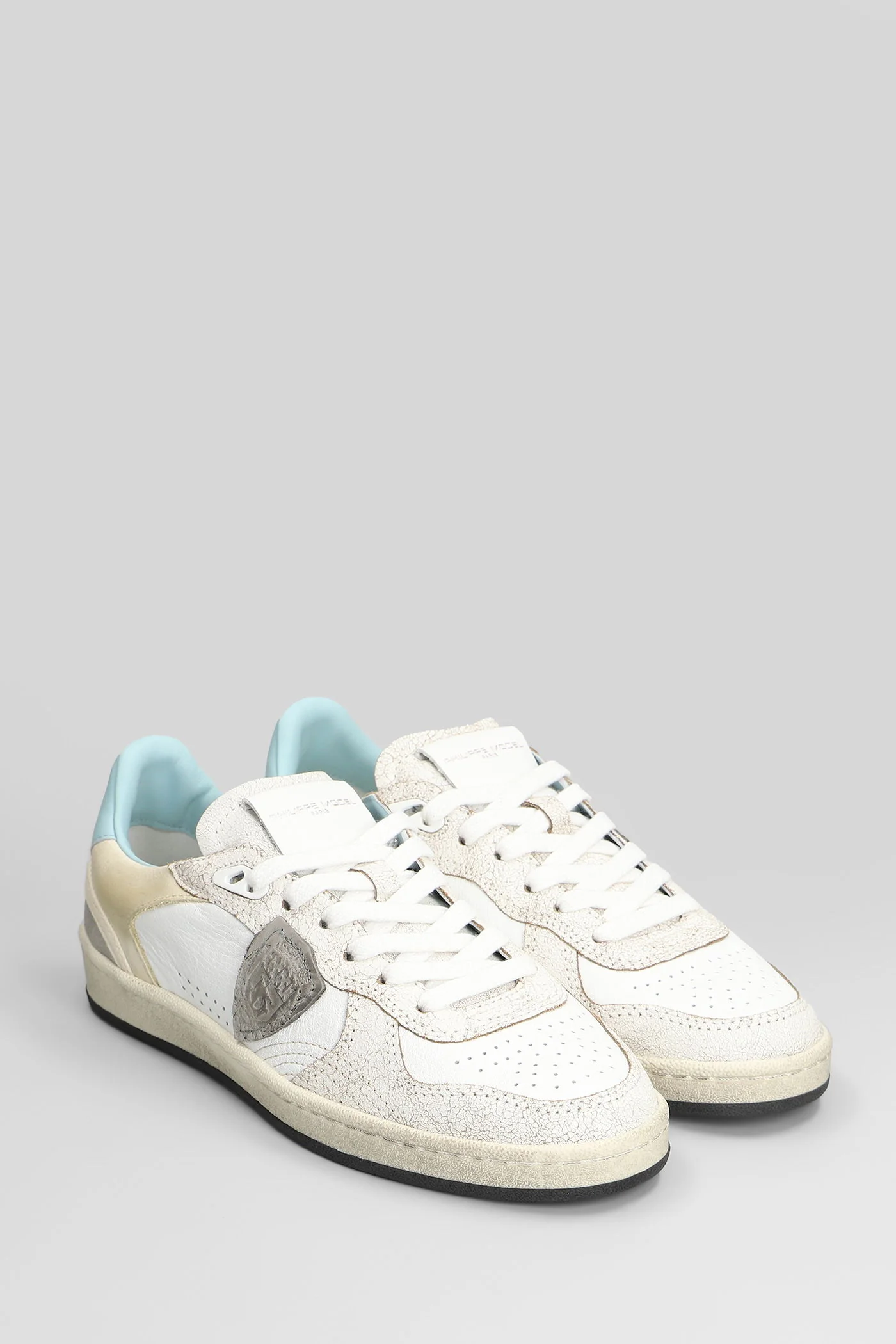 Pgal Low Sneakers in white leather - Image 2