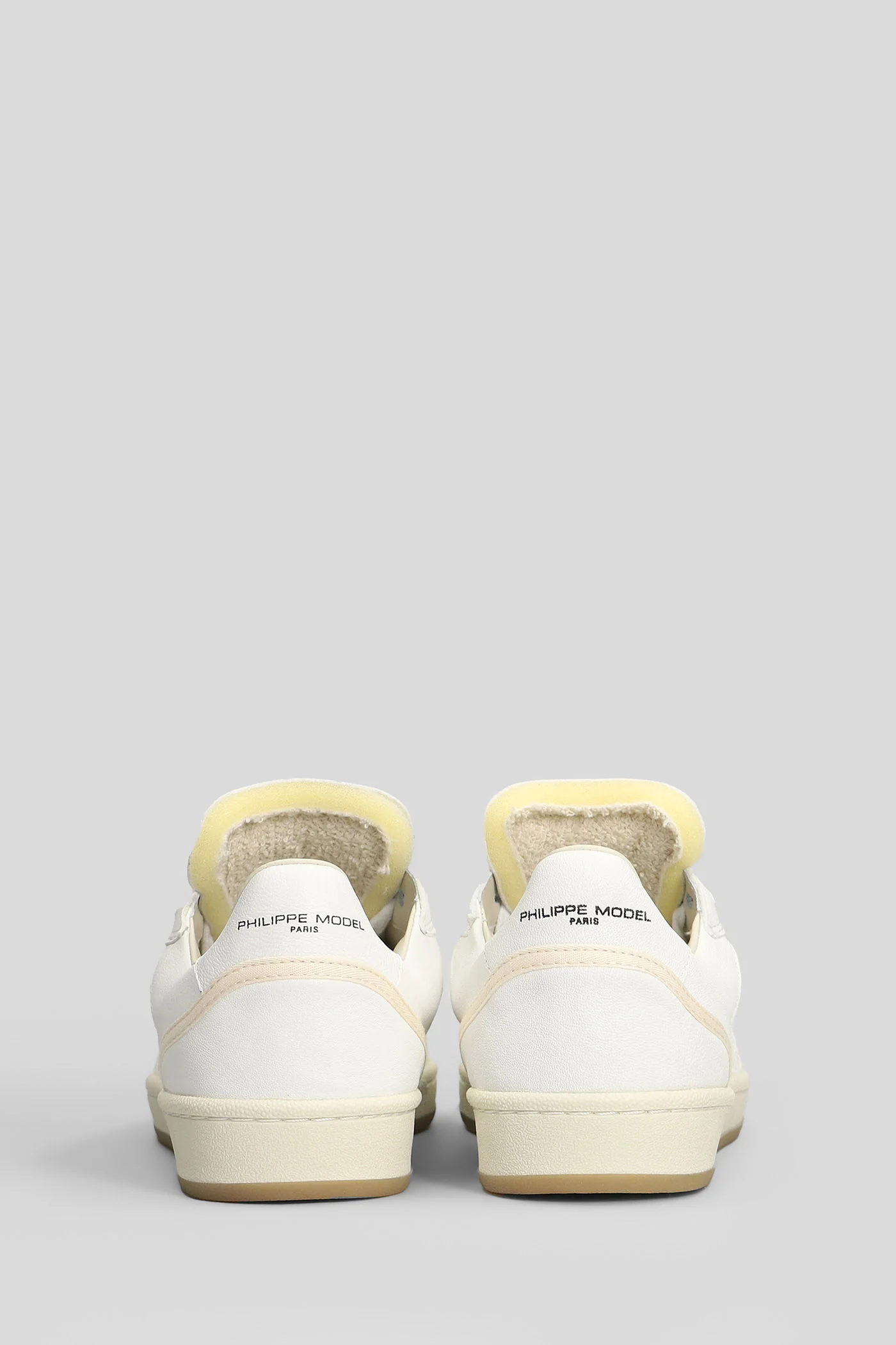 Pgal Low Sneakers in white leather - Image 4