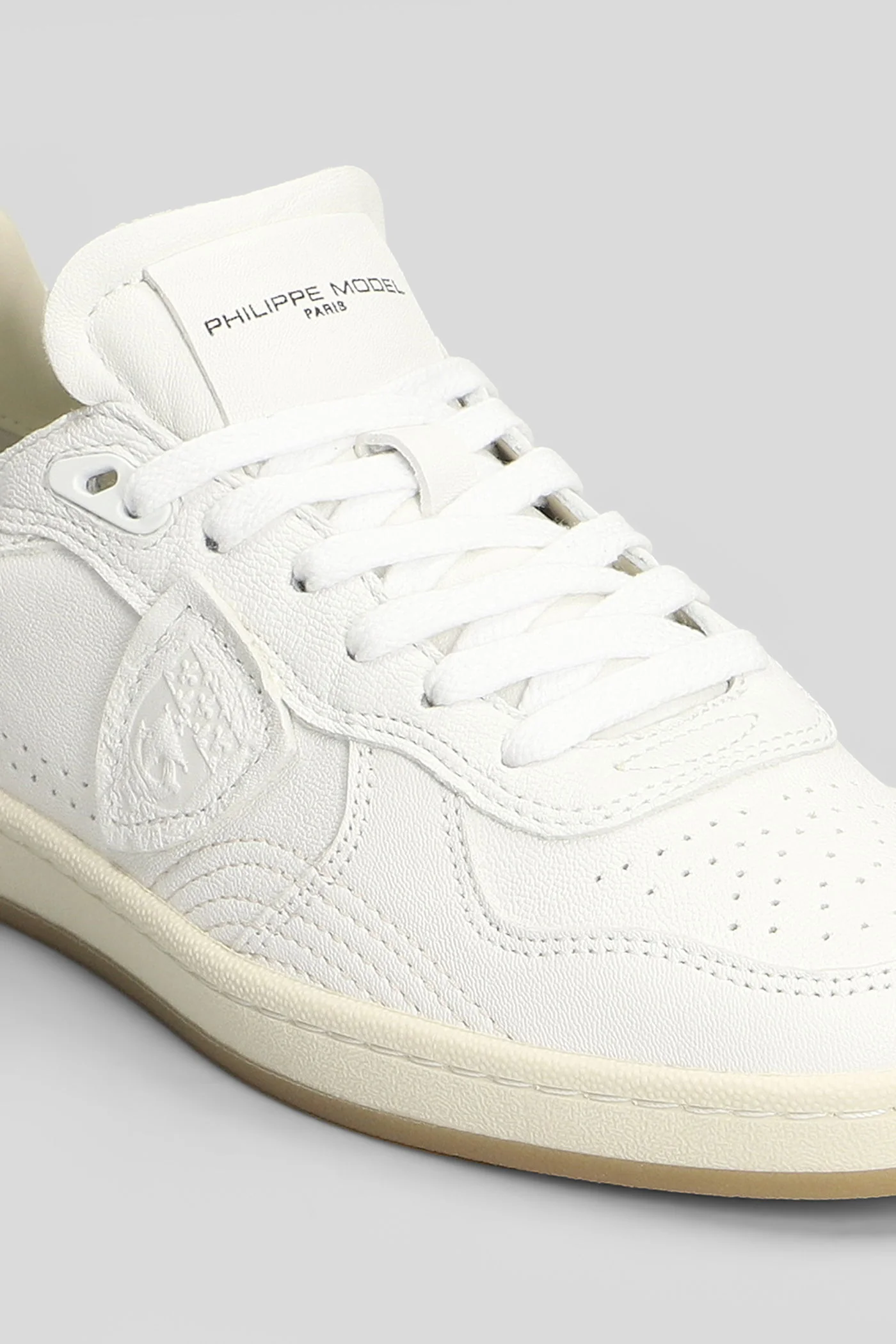 Pgal Low Sneakers in white leather - Image 5