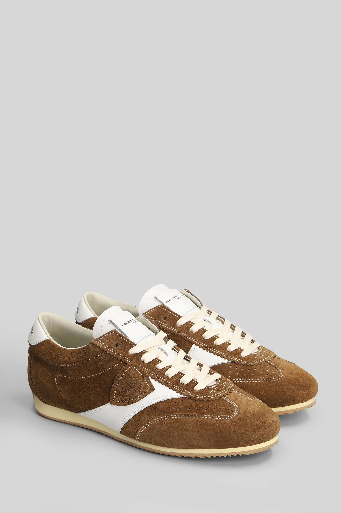 Planche Low Sneakers in leather color suede - Image 2