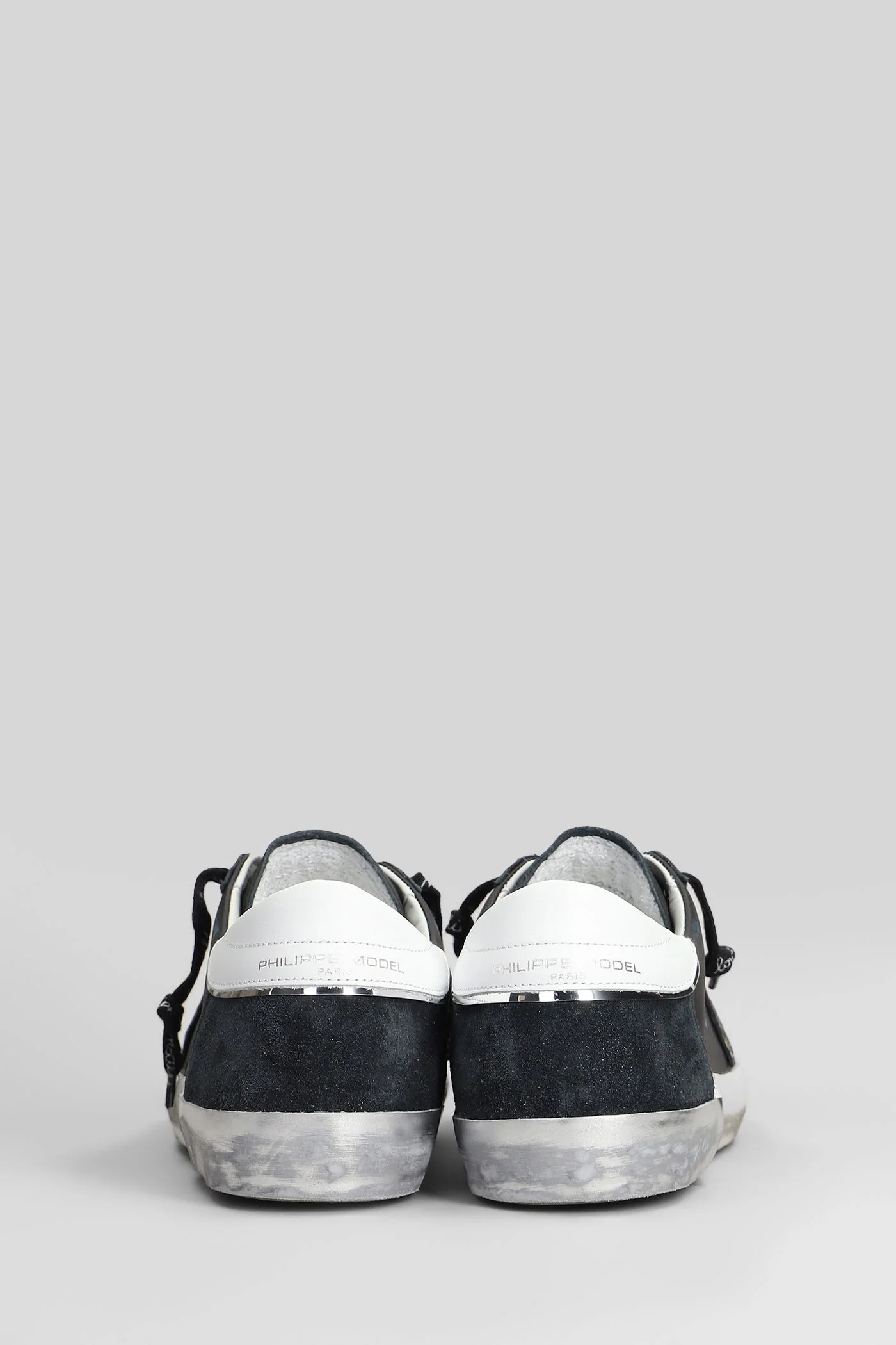 Prsx Low Sneakers in black leather - Image 4