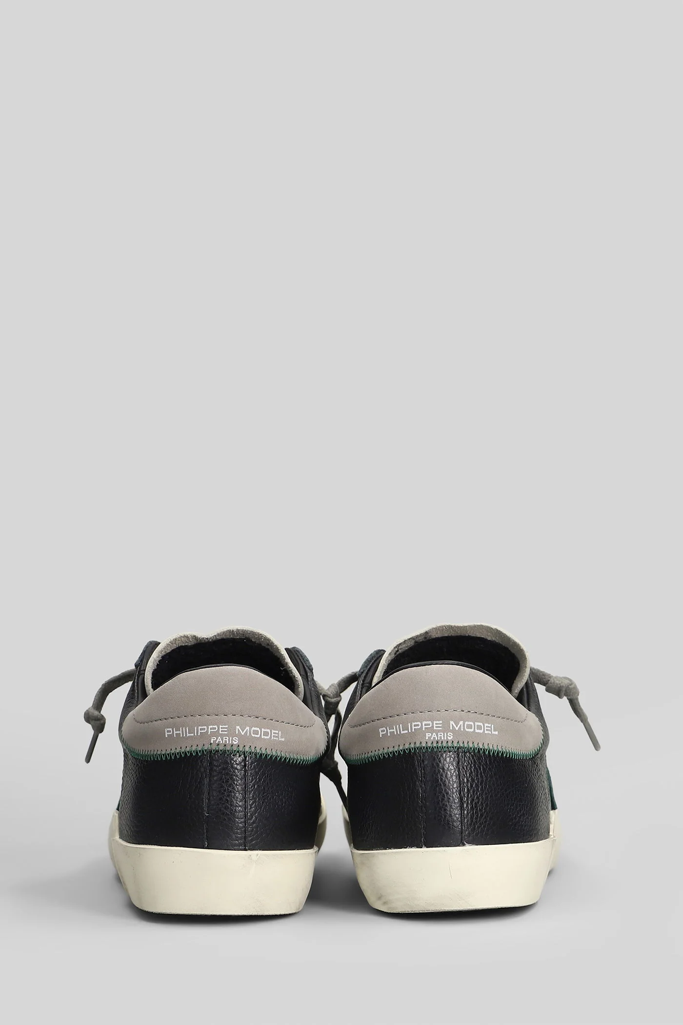 Prsx Low Sneakers in black leather - Image 4