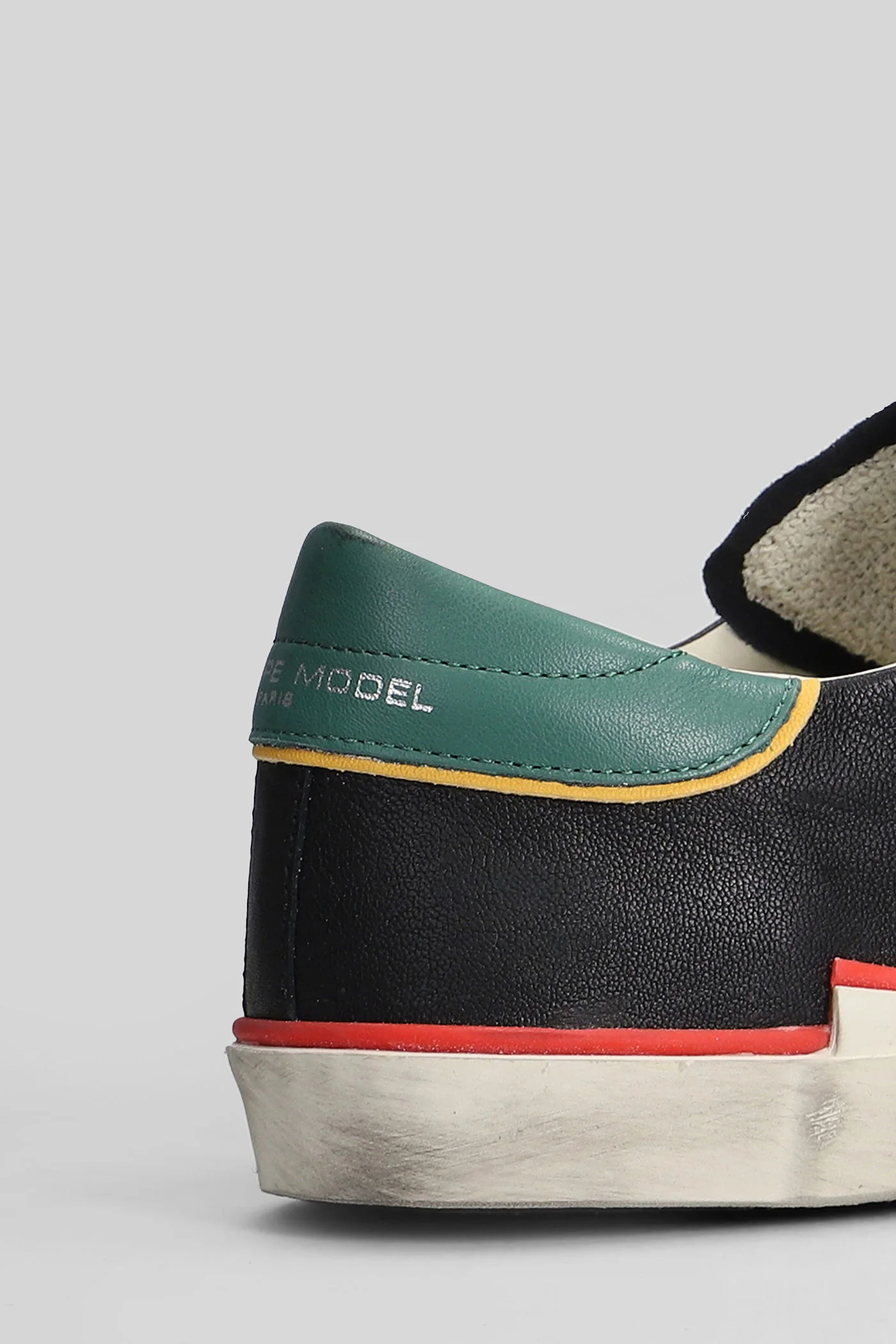 Prsx Low Sneakers in black suede and leather - Image 5
