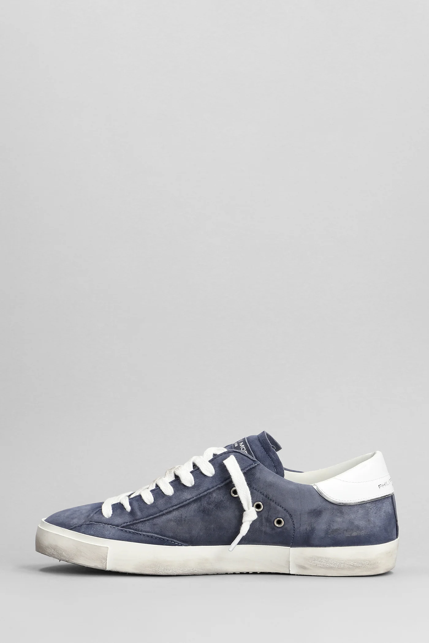 Prsx Low Sneakers in blue nubuck - Image 3