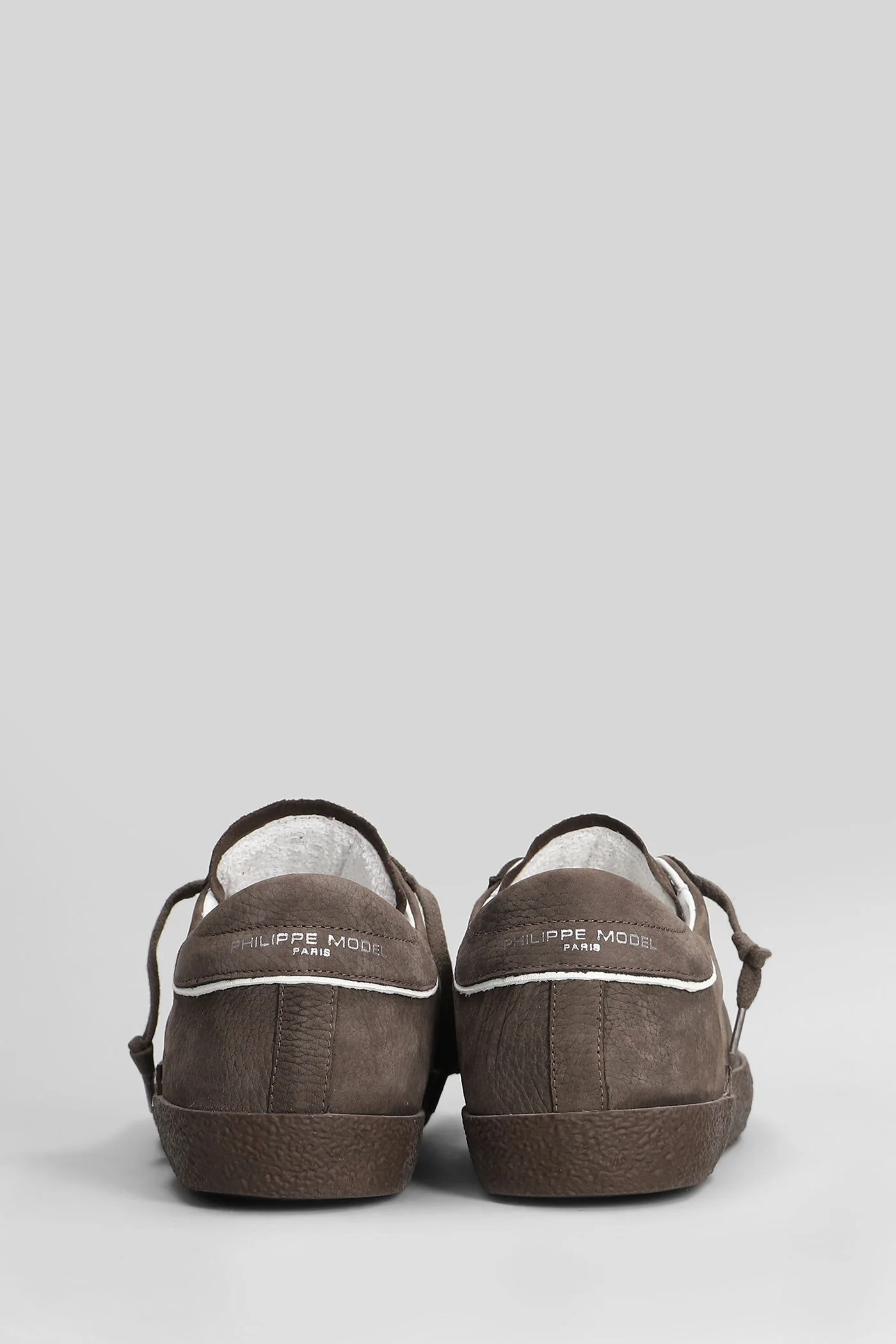 Prsx Low Sneakers in brown suede and leather - Image 4