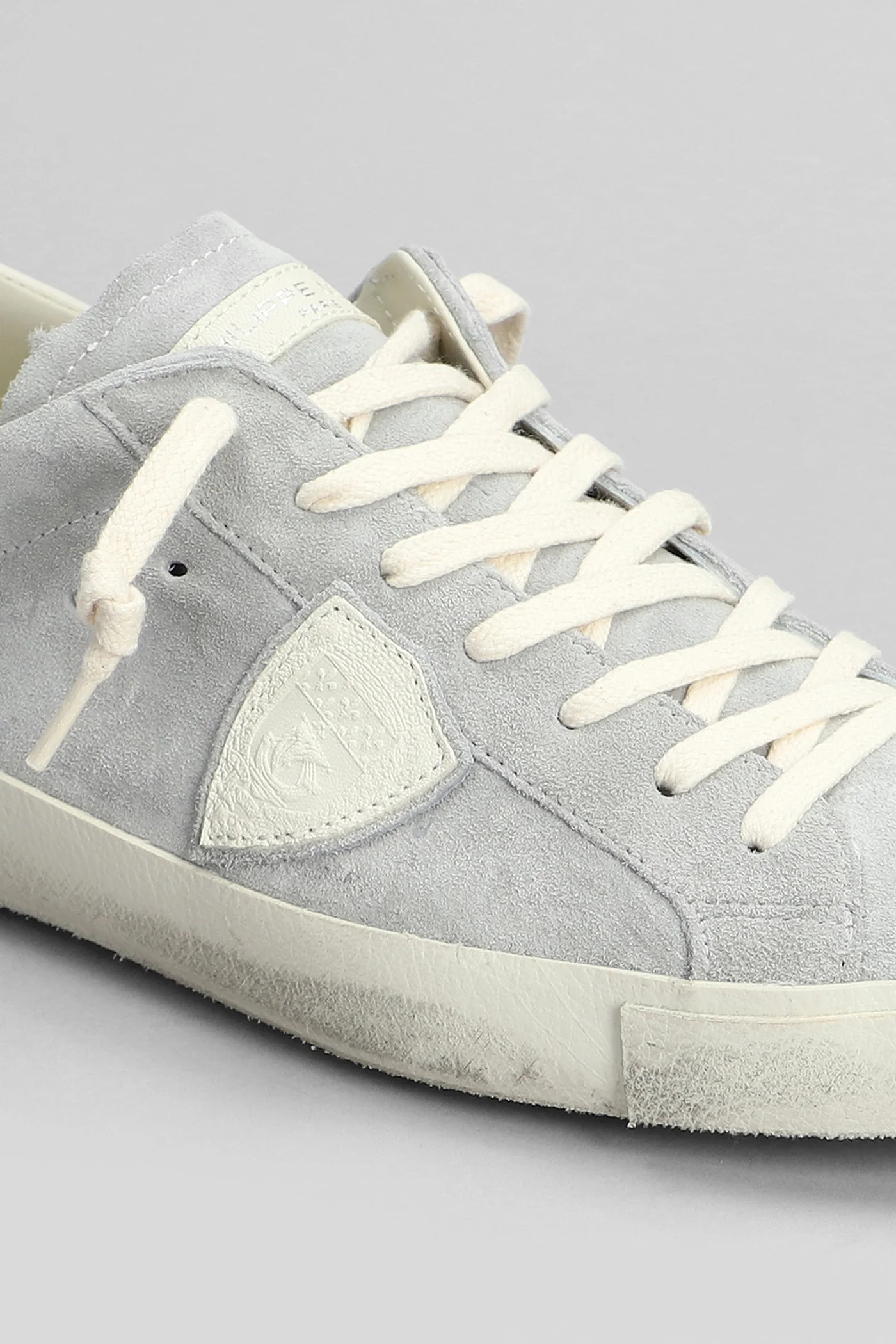 Prsx Low Sneakers in grey suede - Image 5