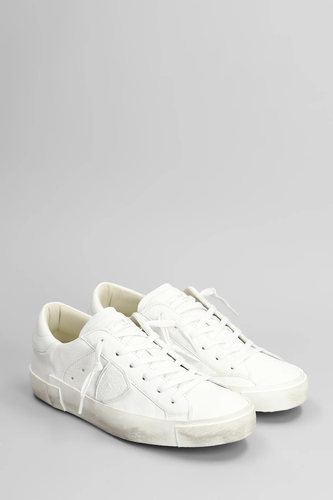 Prsx Low Sneakers in white leather - Image 2