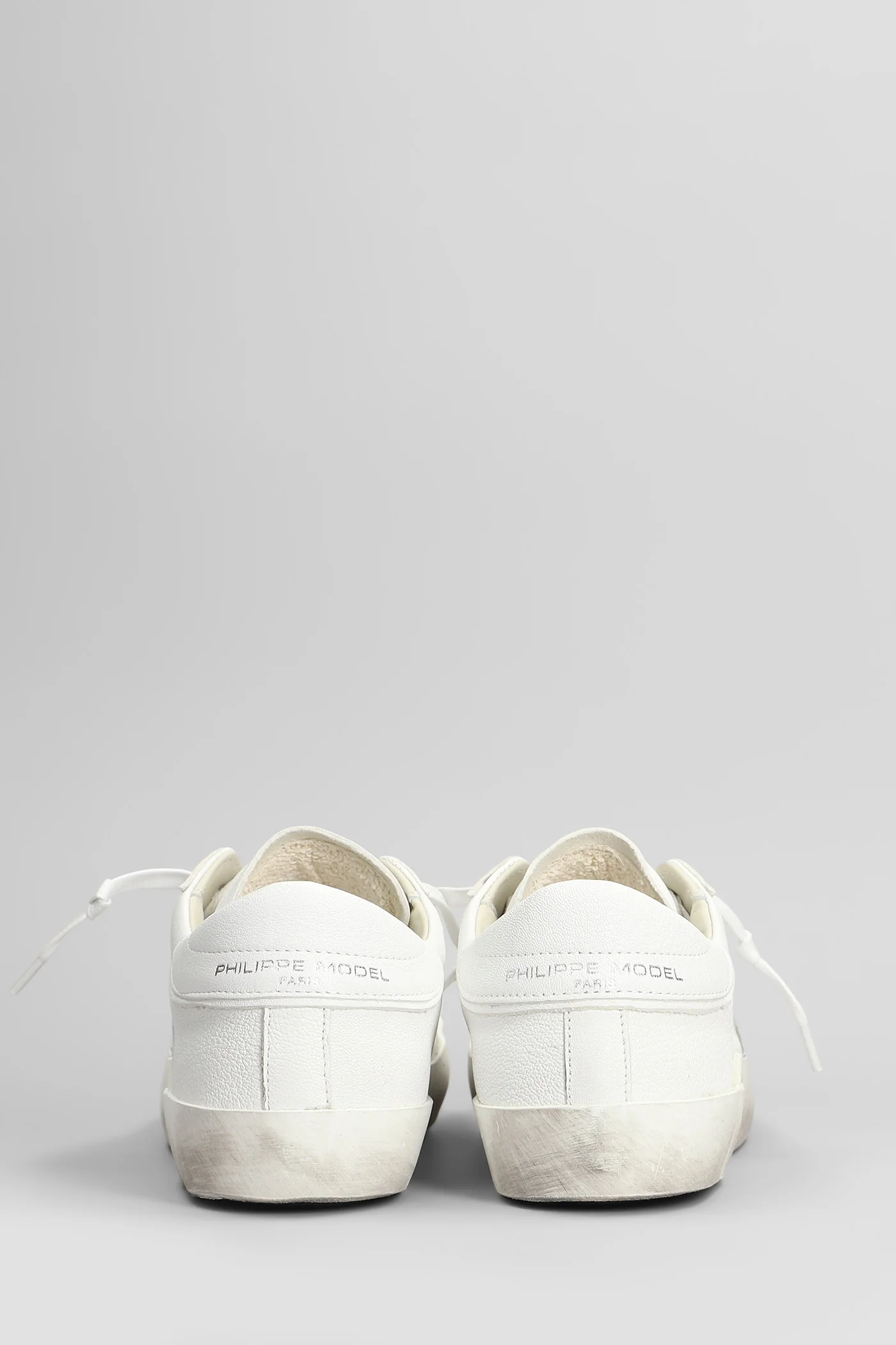 Prsx Low Sneakers in white leather - Image 4