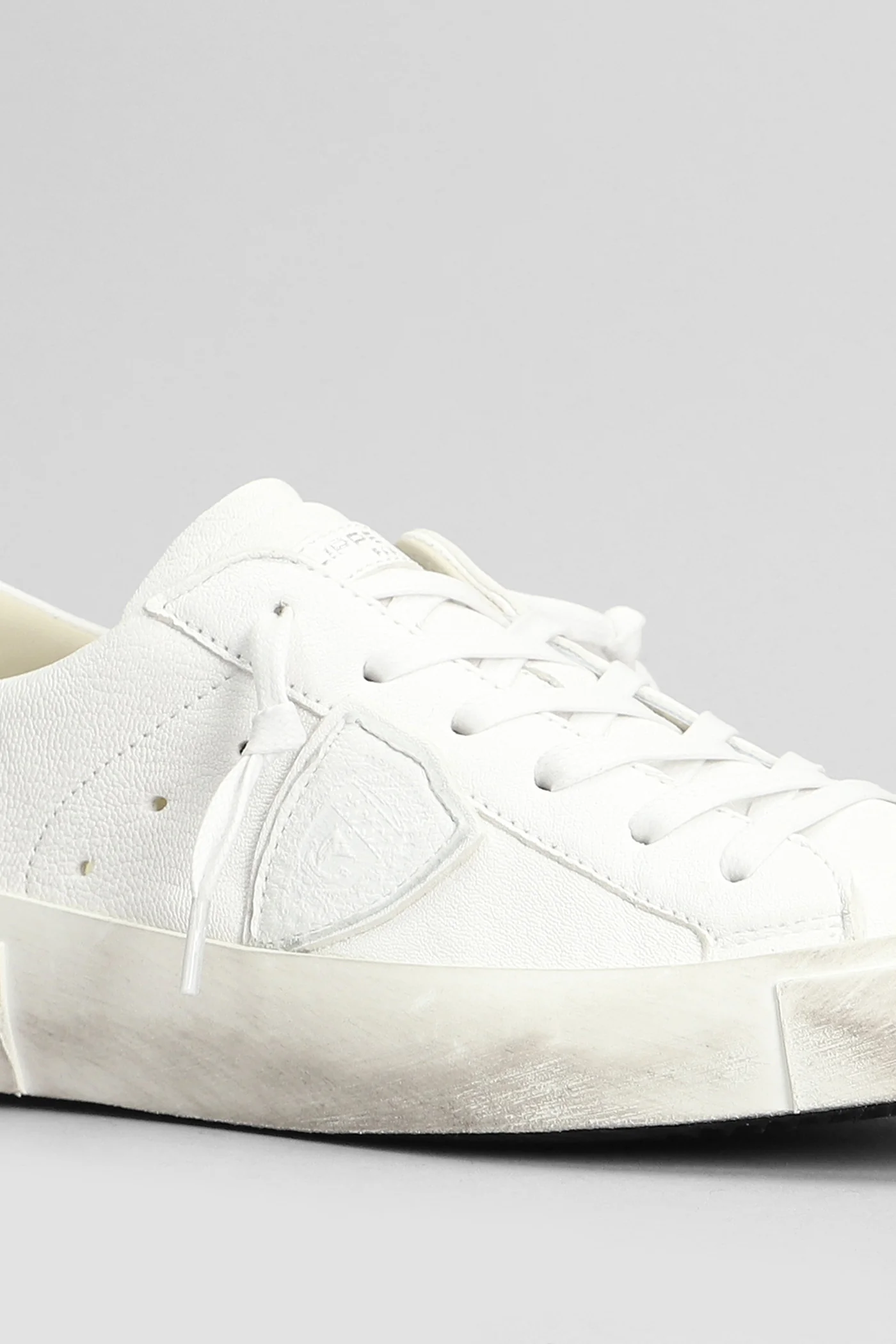 Prsx Low Sneakers in white leather - Image 5